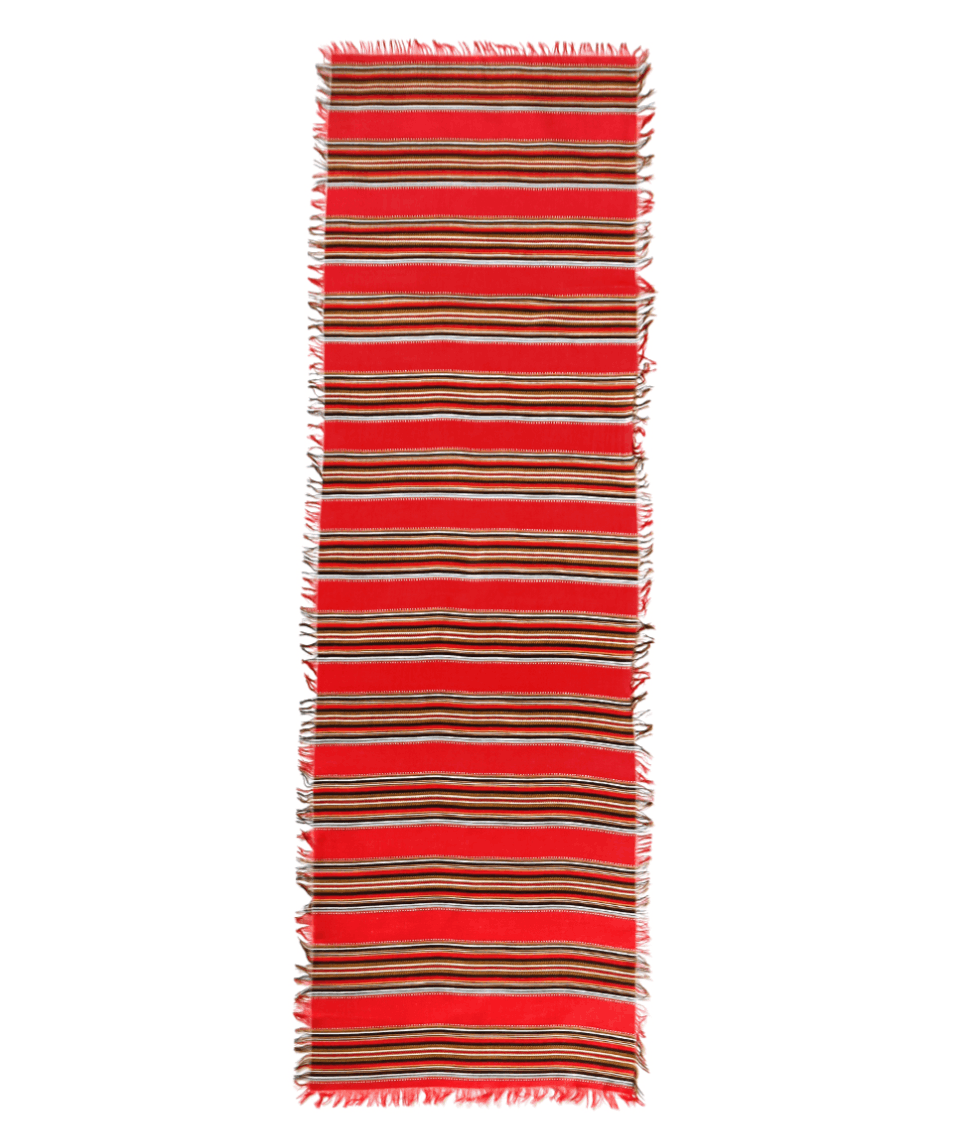 Kapital Rayon fringe scarf (Pecos stripe) Size ONE SIZE - 2 Thumbnail