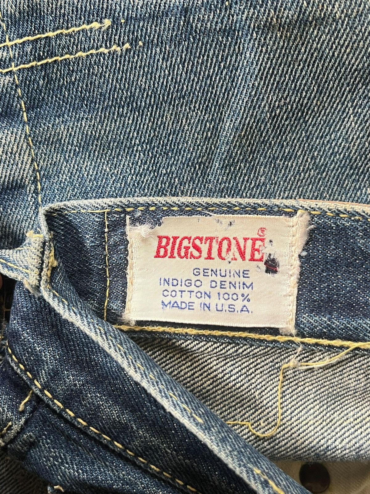 Hysteric Glamour Vintage Bigstone Mud Wash Distressed Flare Jeans Size 28" / US 6 / IT 42 - 5 Thumbnail