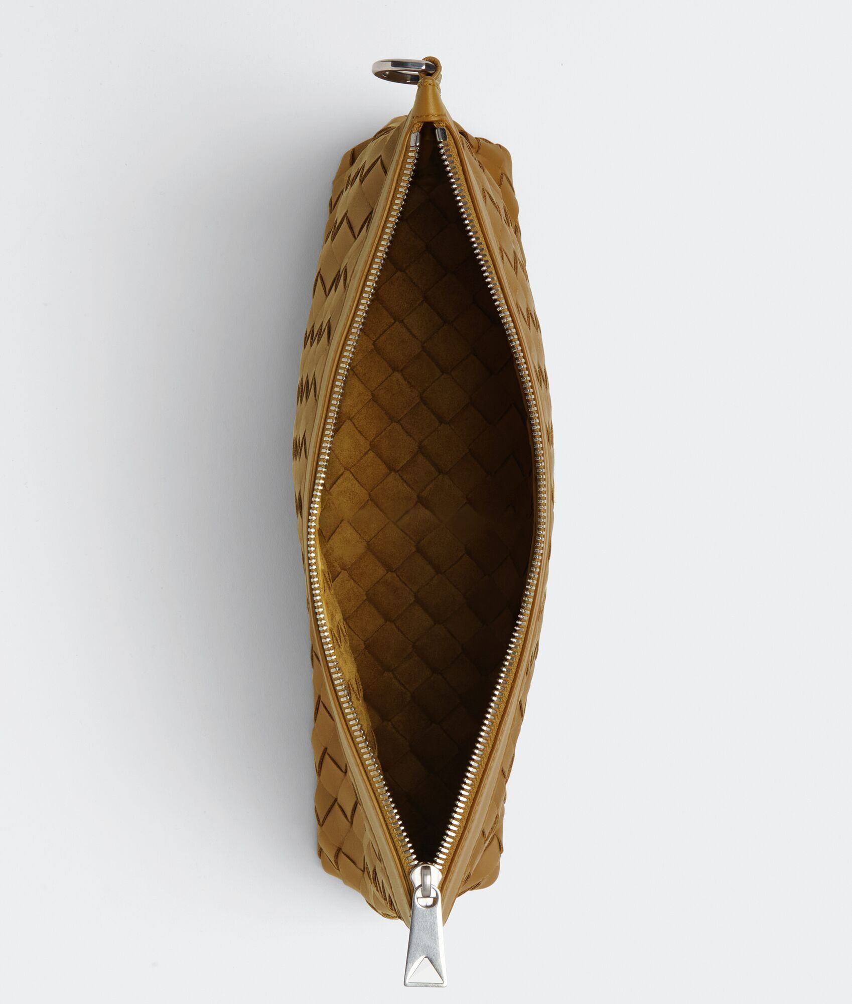 Bottega Veneta o1n1vont0225 Size: OS / Classic Intrecciato Pouch in Brown Size ONE SIZE - 4 Thumbnail