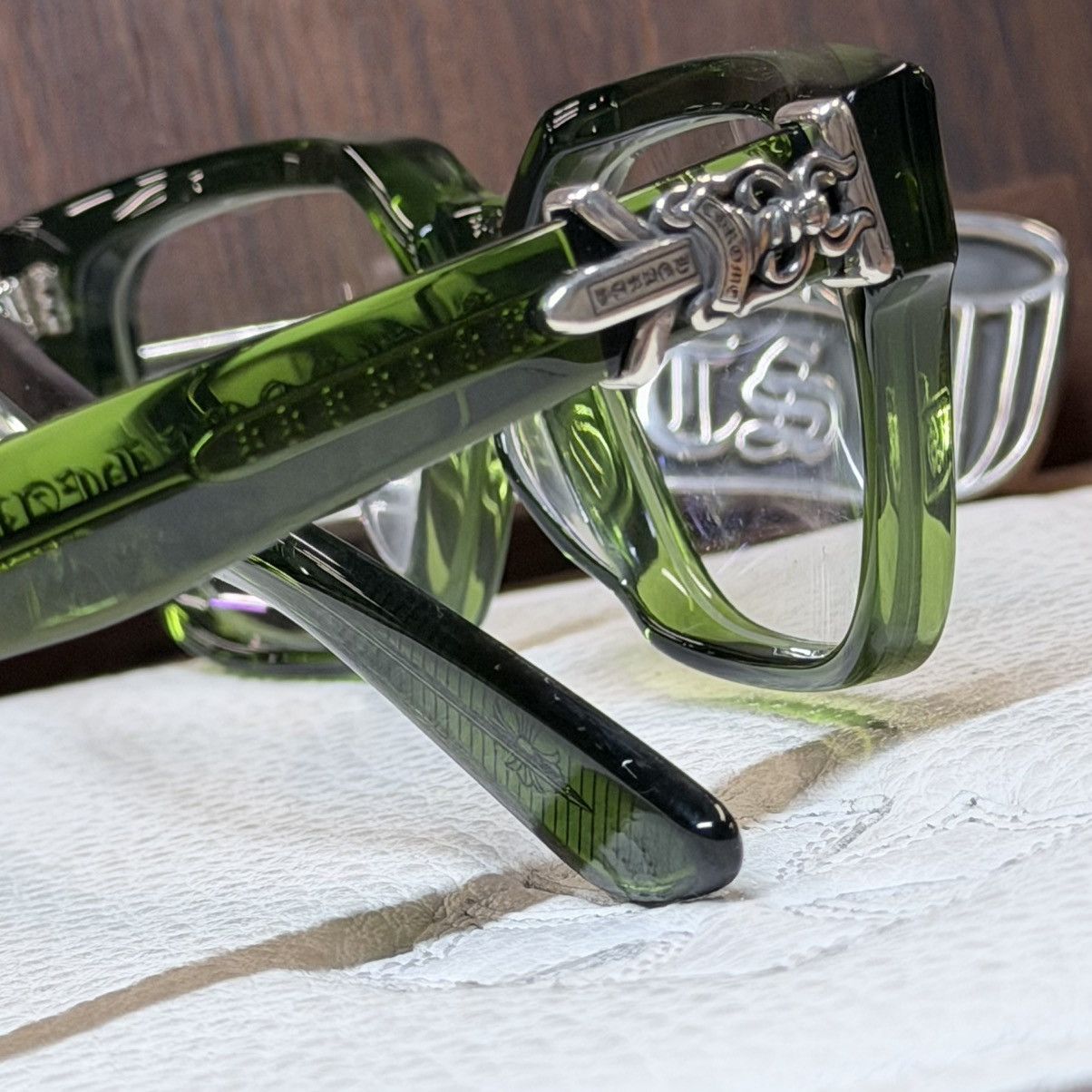 Chrome Hearts Chrome Hearts VAGILLIONAIRE II Glasses Size ONE SIZE - 11 Thumbnail