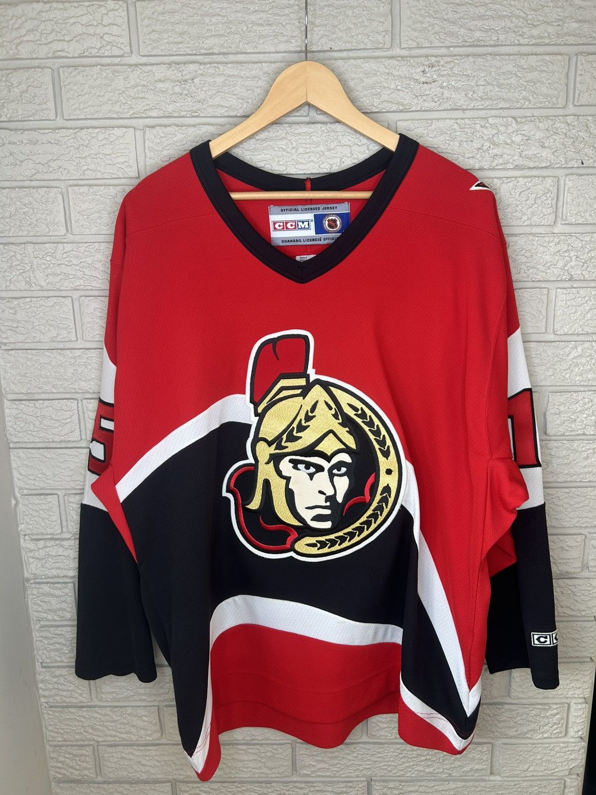 Ccm Vintage CCM Ottawa Senators Dany Heatley NHL Jersey Size US L / EU 52-54 / 3 - 1 Thumbnail