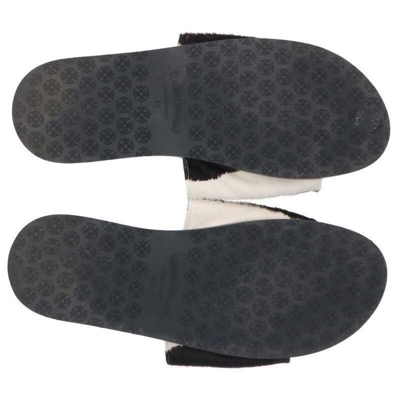 Chrome Hearts 43 Chrome Hearts Zebra Haraco Cross Patch slipper sandal Size US 10 / EU 43 - 3 Thumbnail