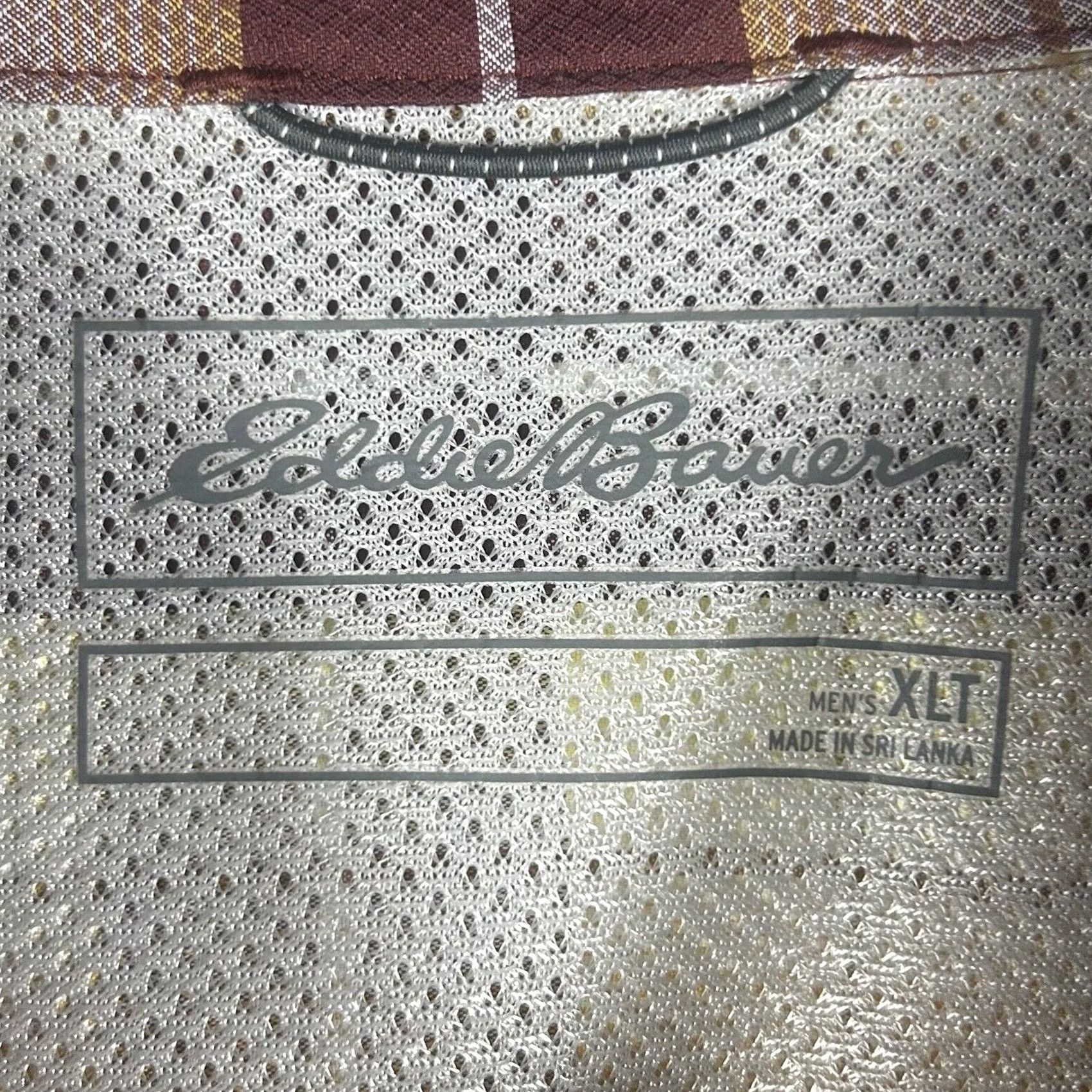 Eddie Bauer Eddie Bauer Flannel Shirt Mens XLT Tall Long Sleeve Plaid Brown Hiking Outdoors Button-Up Collar Pocket Size US XL / EU 56 / 4 - 3 Thumbnail