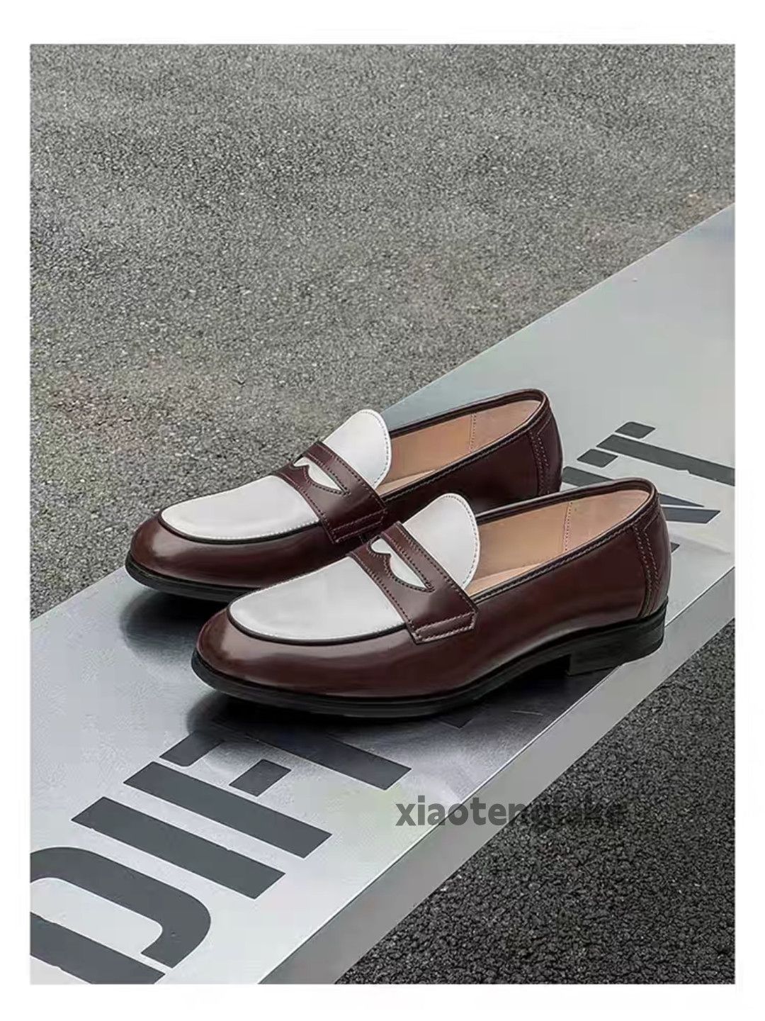 Vintage Unisex utility punk yuppie loafer slip on shoes Size US 11 / EU 44 - 1 Thumbnail