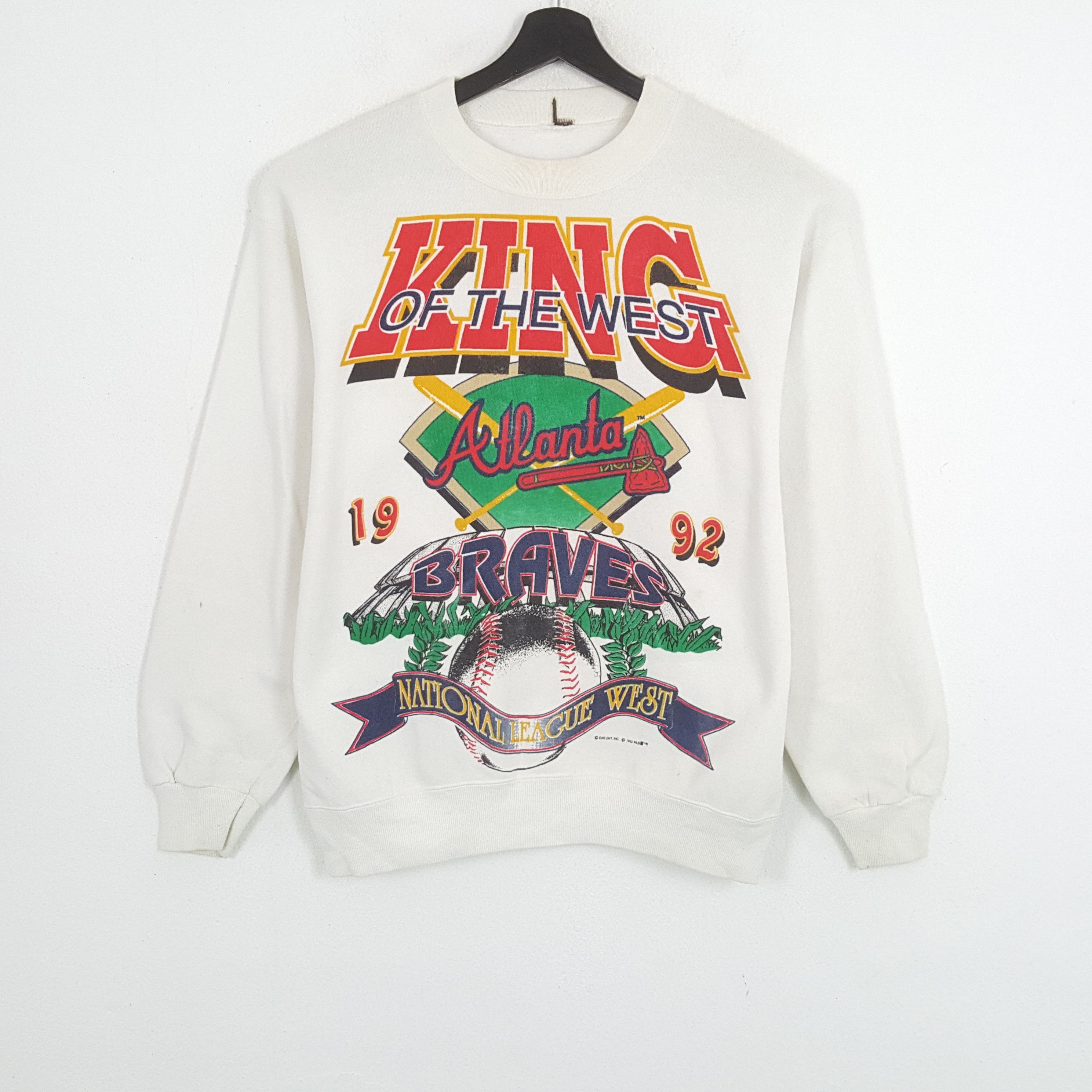 MLB ATLANATA BRAVE 1992 MLB Baseball Team Vintage Sweatshirt Size US M / EU 48-50 / 2 - 1 Thumbnail