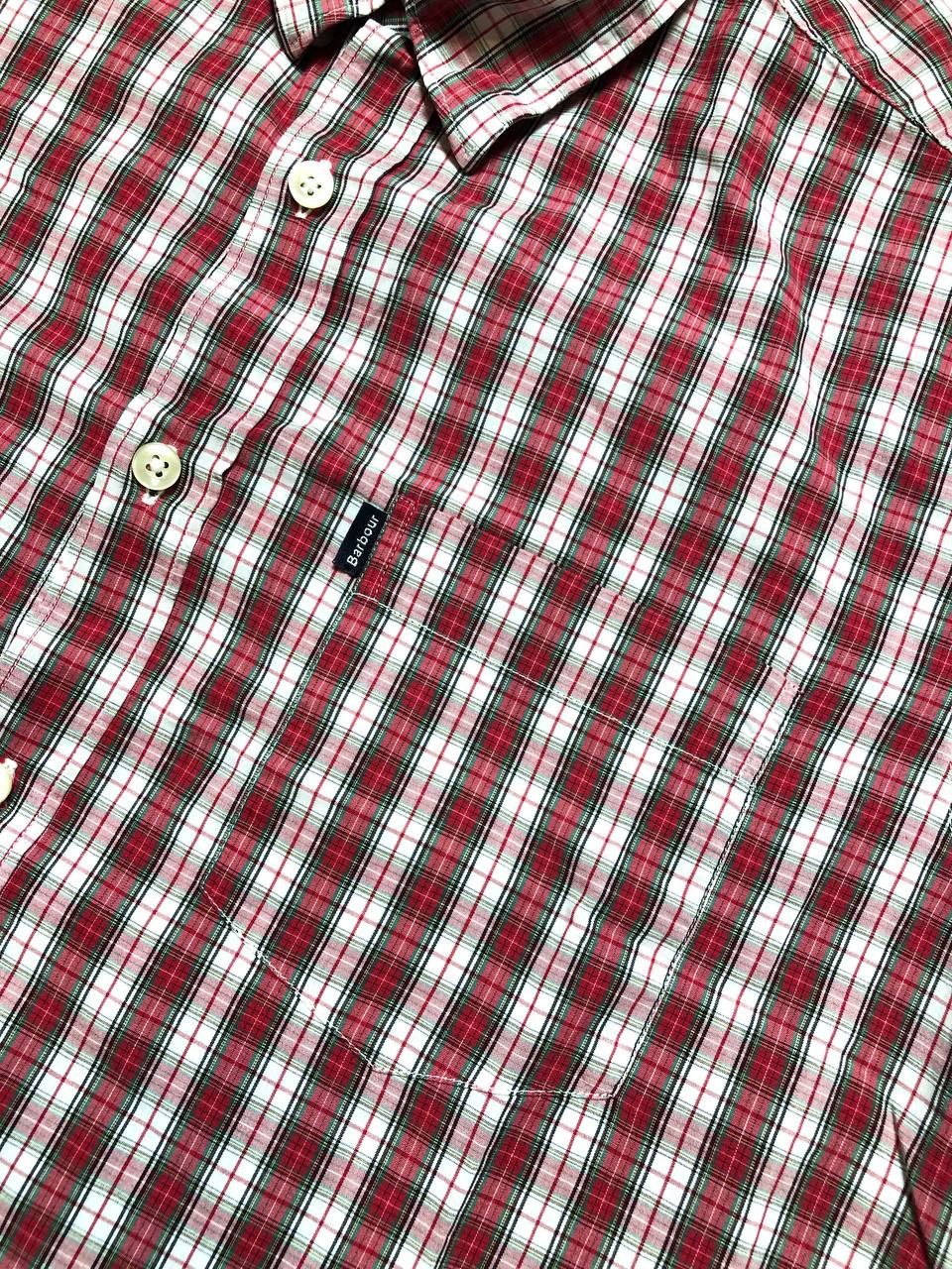 Barbour Vintage Shirt cell print Barbour logo Y2K streetwear Size US S / EU 44-46 / 1 - 8 Thumbnail
