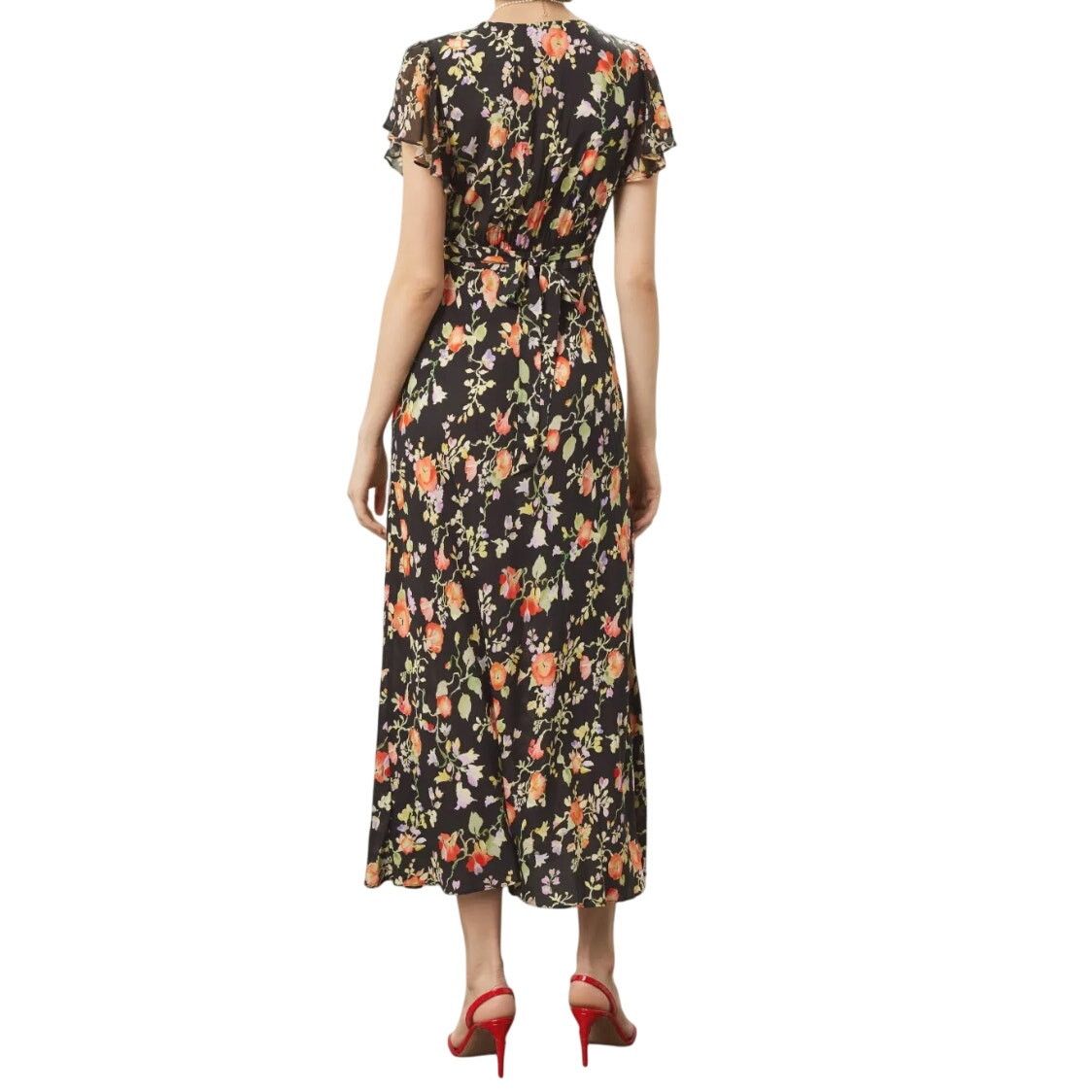 RIXO Rixo Florida Floral Maxi Dress in Black Maxi, Size US 4 Size S / US 4 / IT 40 - 3 Thumbnail