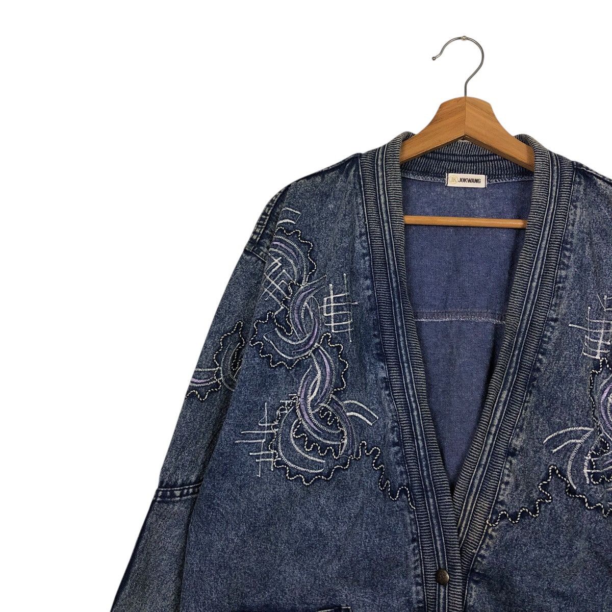 Japanese Brand 📌Vtg Denim Indigo Worker Jacket Jokwang Issey Miyake Size US M / EU 48-50 / 2 - 8 Thumbnail