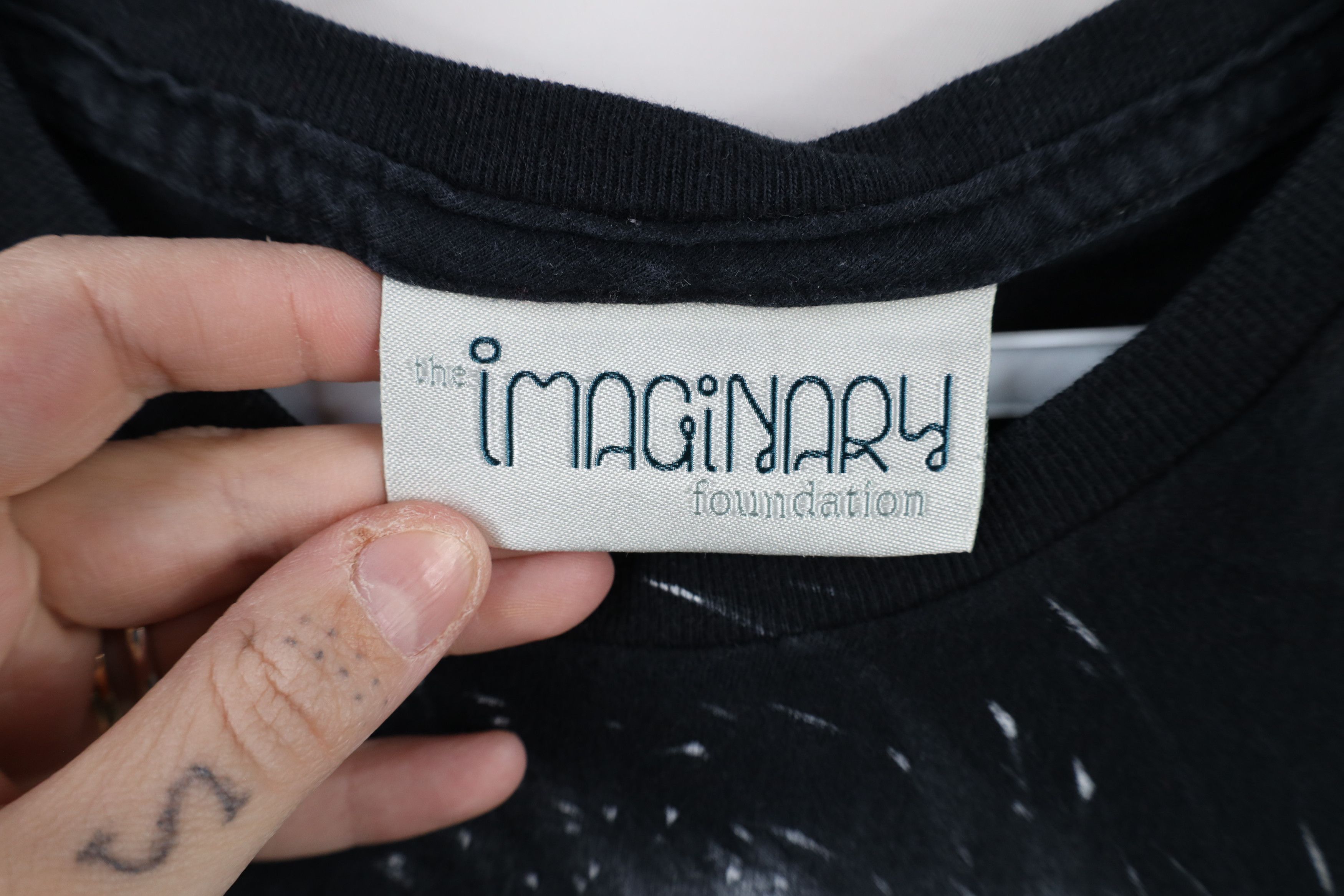 Vintage Vintage 90s Einstein Space Imagination T-Shirt Black USA Size US XL / EU 56 / 4 - 8 Thumbnail