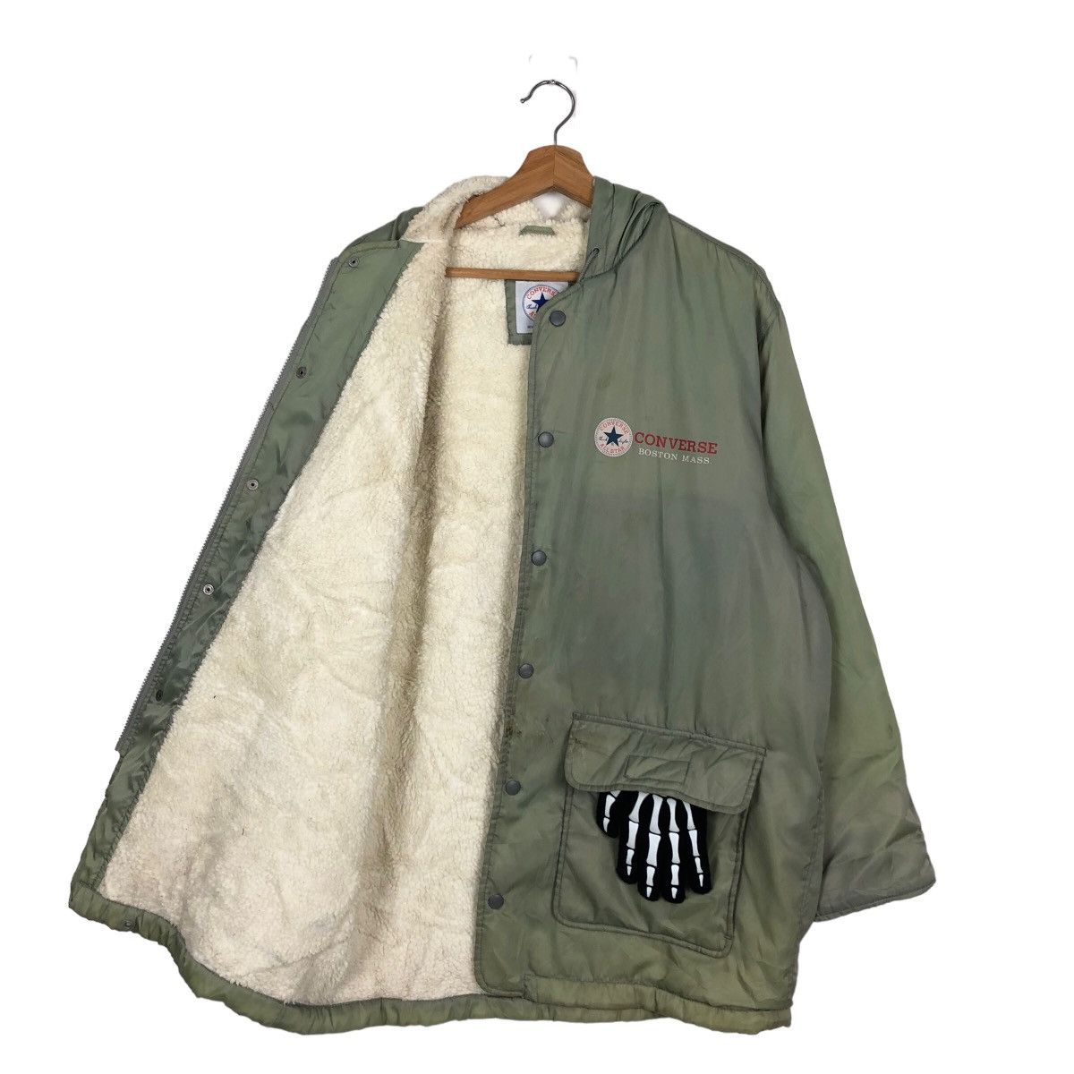 Japanese Brand 90’s VINTAGE OBERSIZED JACKET CONVERSE BOSTON MASS ALL STAR Size US M / EU 48-50 / 2 - 9 Thumbnail