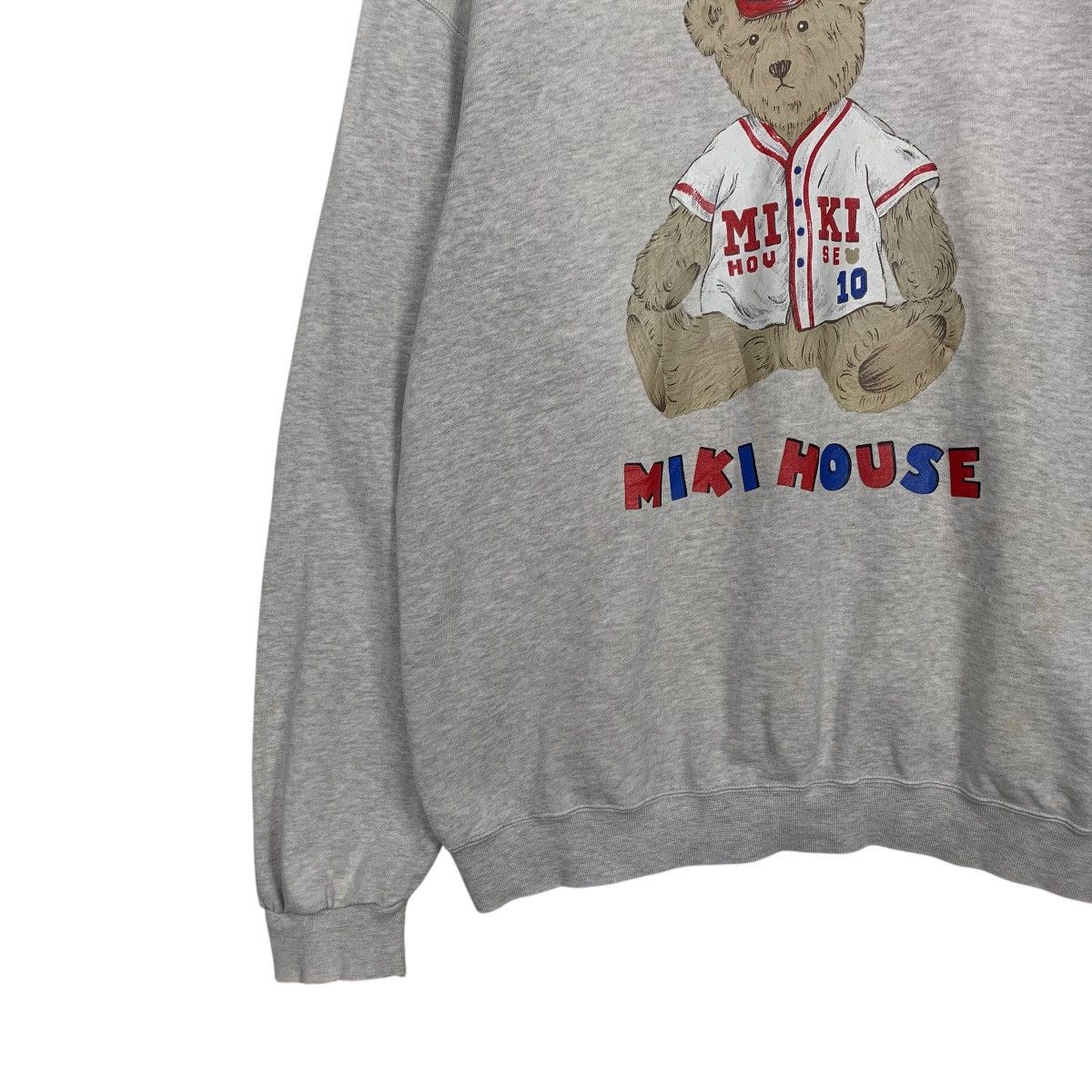 Japanese Brand Vintage Miki House Big Logo Crewneck Sweatshirt Size US L / EU 52-54 / 3 - 3 Thumbnail