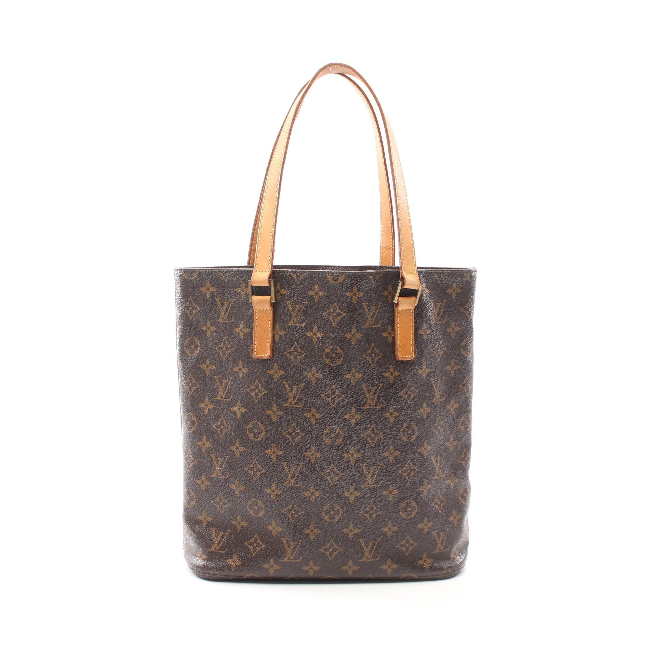 Louis Vuitton Vivian Gm Monogram Shoulder Bag Tote Leather Brown