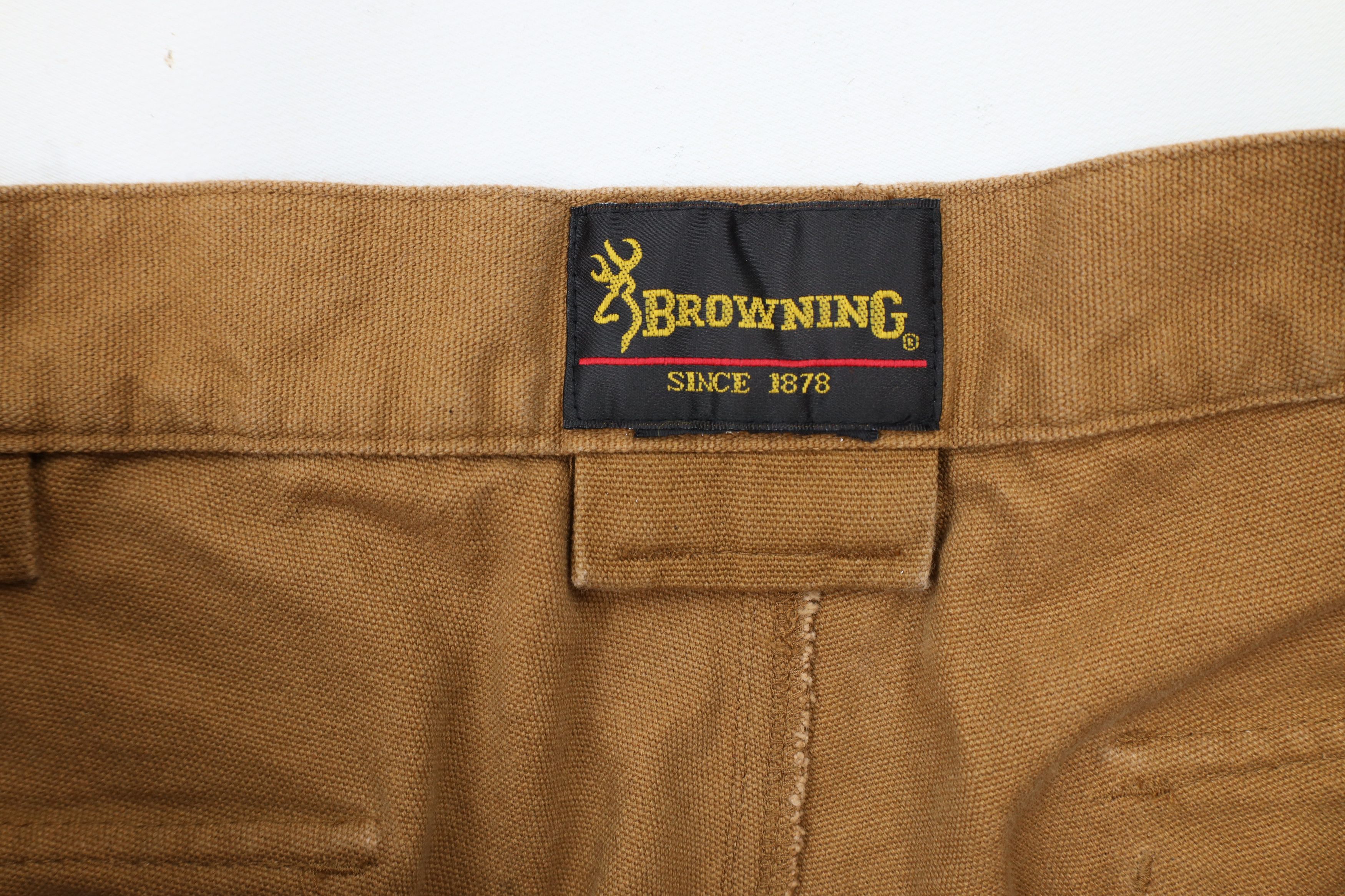 Vintage Vintage 90s Streetwear Reinforced Canvas Field Brush Pants Size US 37 - 10 Thumbnail