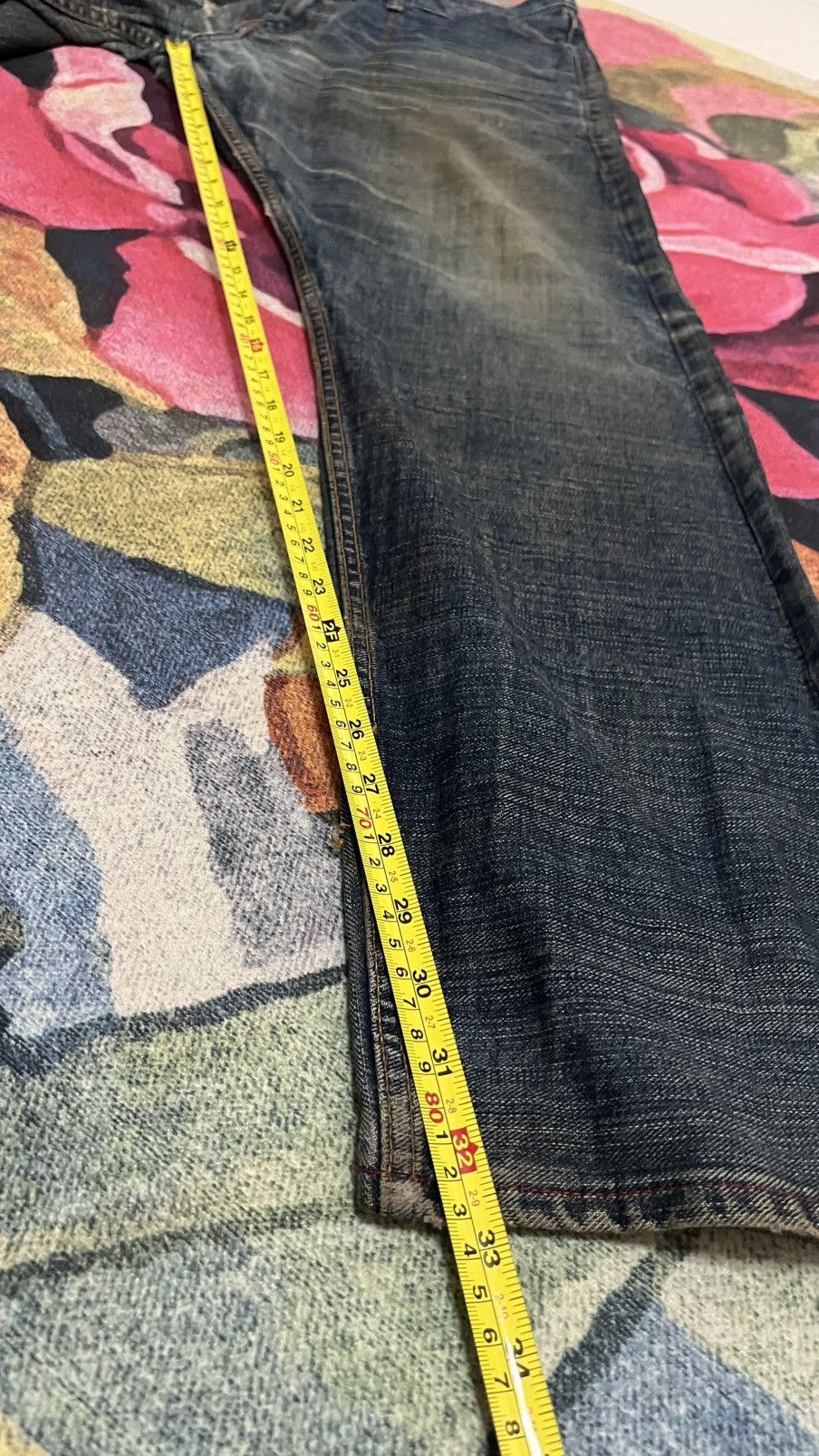Swagger Vintage Distressed Swagger Jeans size 35 x 43 Size US 35 - 15 Thumbnail