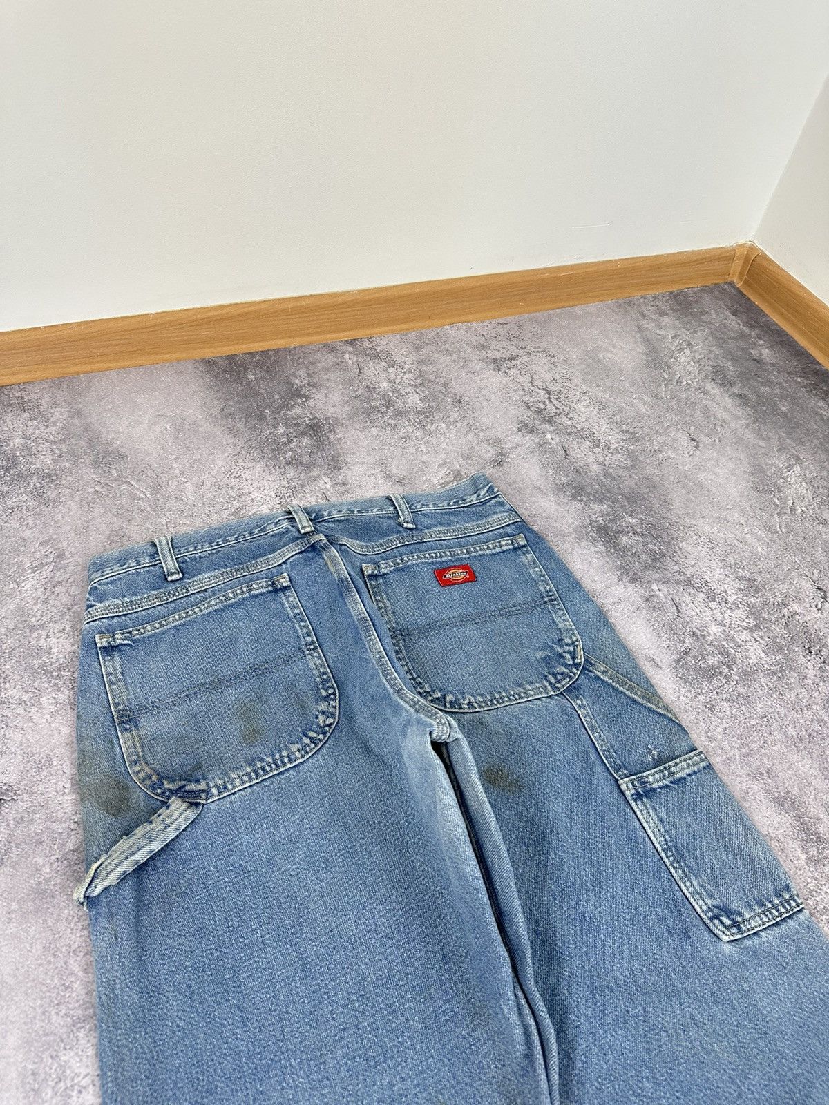 Dickies Vintage Dickies Light Blue Carpenter Baggy USA Work Pants Size US 34 / EU 50 - 5 Thumbnail