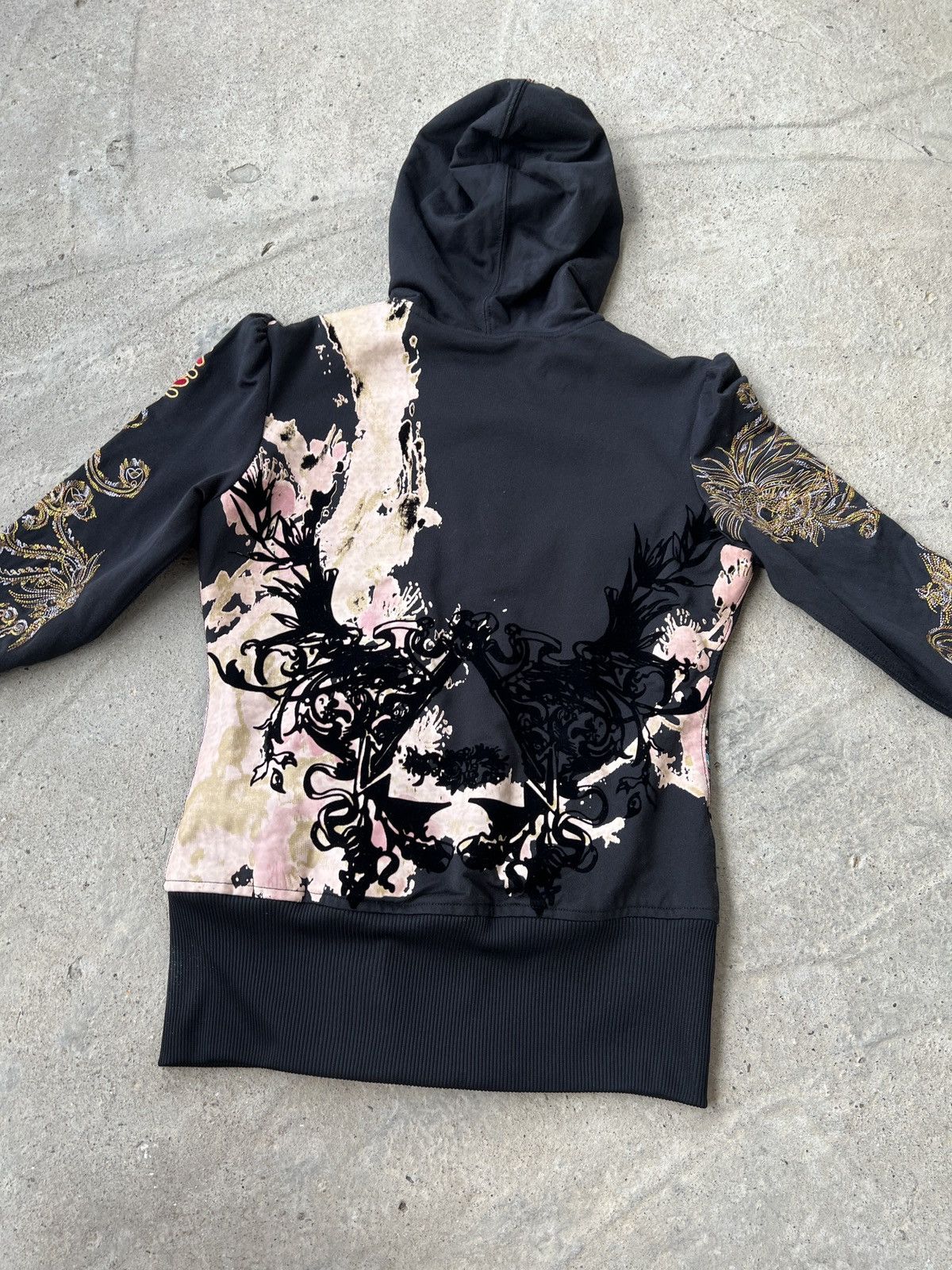 Vintage Ruthless Art Zip Hoodie Size S / US 4 / IT 40 - 2 Thumbnail