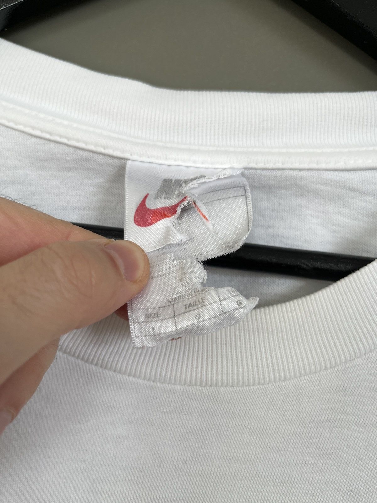 Nike Nike Vintage Big Logo Wide T-shirt Size US L / EU 52-54 / 3 - 6 Thumbnail