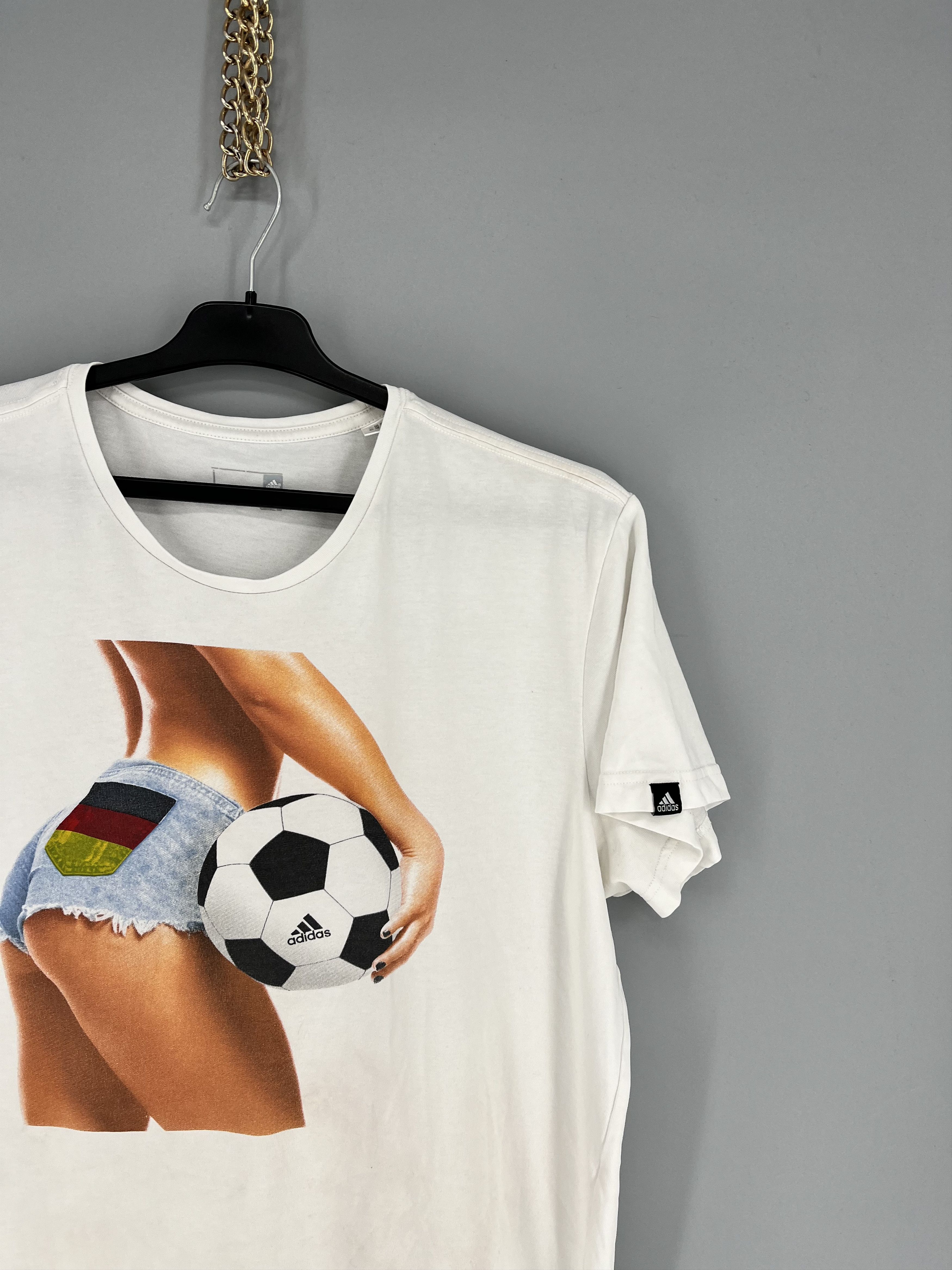 Adidas Adidas EURO 16 Tee Summer Fan white Size L Sexy Girl Size US L / EU 52-54 / 3 - 5 Thumbnail