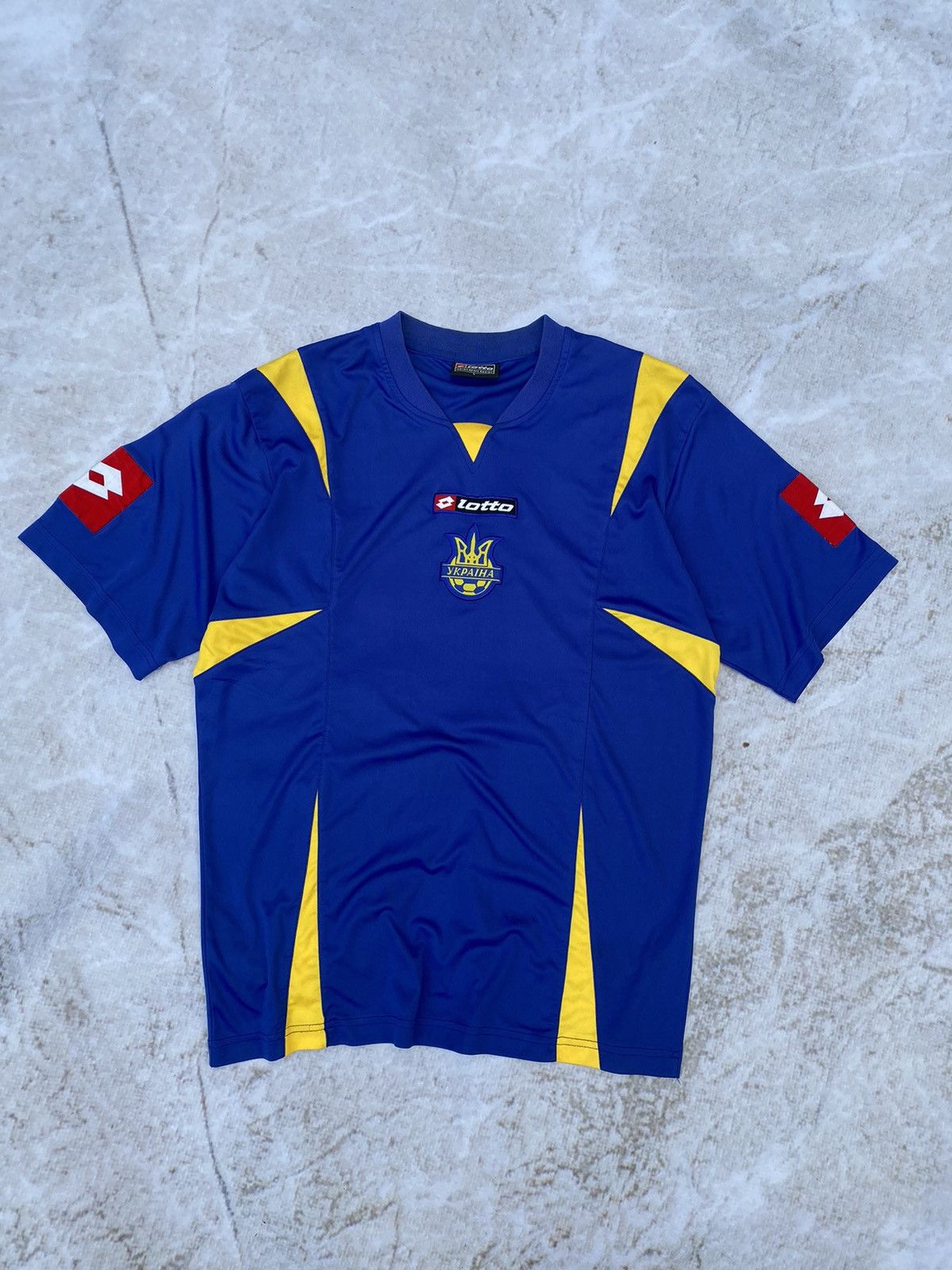 Lotto Ukraine 2006 Vintage Soccer Jersey Away Football Shirt