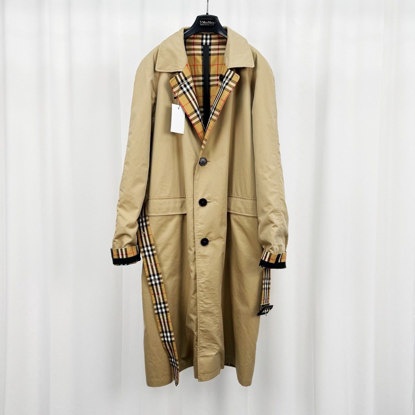 Burberry Burberry Double-Faced Check Trench Coat Size US L / EU 52-54 / 3 - 1 Thumbnail