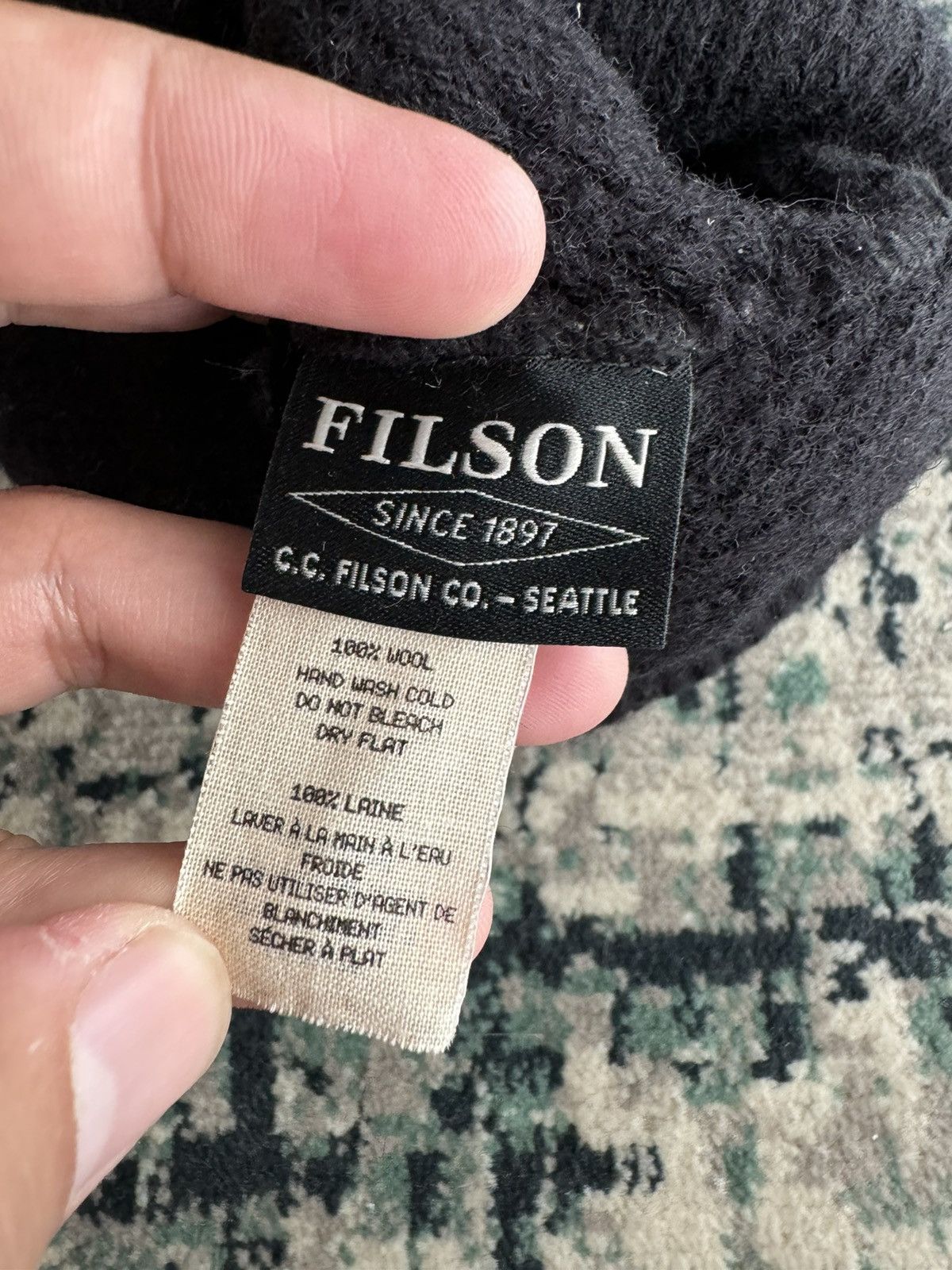 Filson FILSON PURE WOOL BEANIE MADE IN USA Size ONE SIZE - 5 Thumbnail