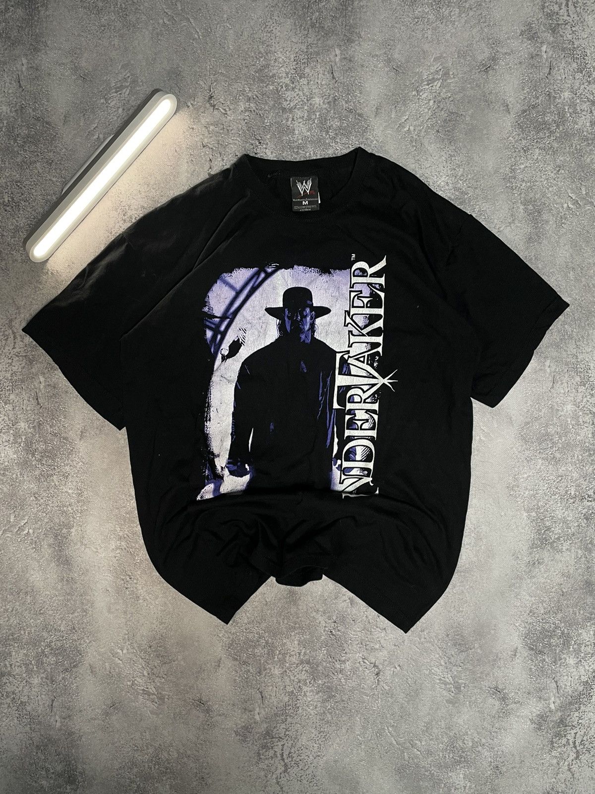 WWE Vtg 90s Undertaker WWE "See U On The Other Side" Graphic Tee Size US M / EU 48-50 / 2 - 1 Thumbnail