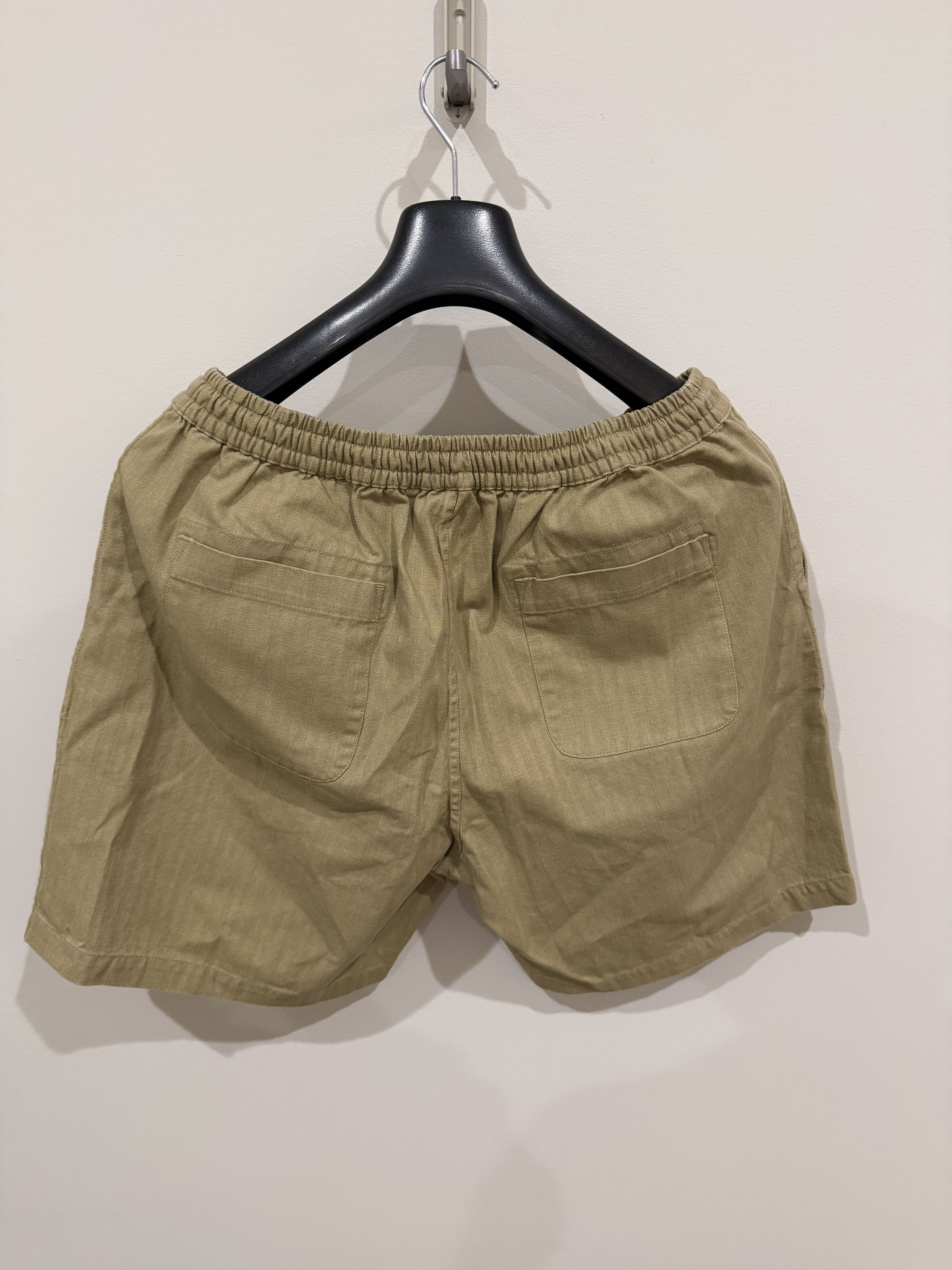 3sixteen Herringbone Twill Olive Shorts Size US 38 / EU 54 - 4 Thumbnail
