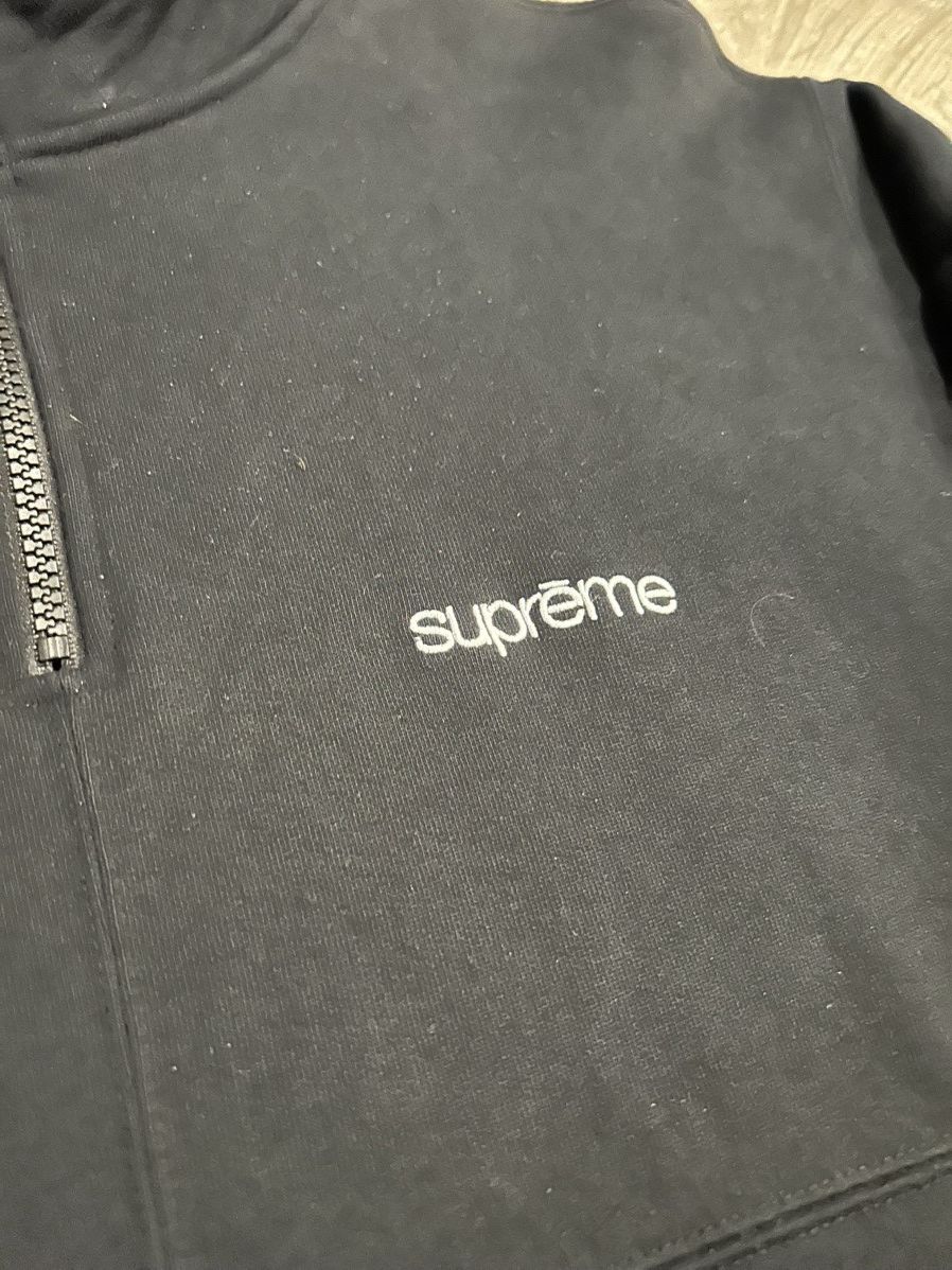 Supreme Supreme Color Blocked Half Zip Sweatshirt Size US XL / EU 56 / 4 - 4 Thumbnail