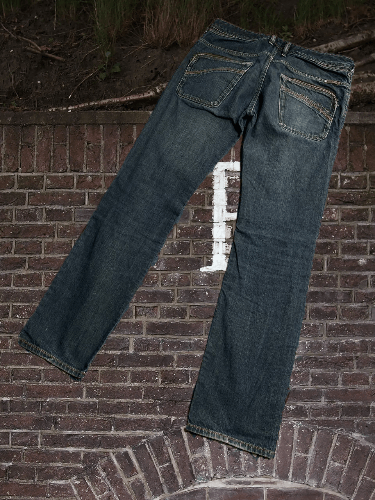 Diesel × Jean Vintage Diesel POIAK Industry Faded Jeans Pants Denim Size US 31 - 1 Thumbnail