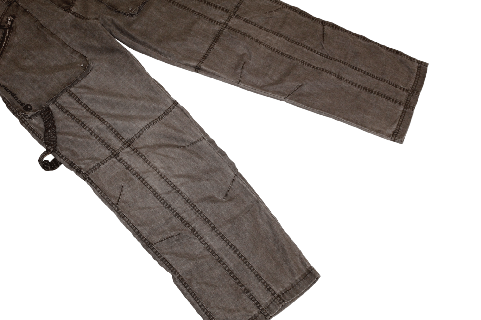 Acupuncture 🔥Acupuncture "Anarchy" Patch Pocket Cargo Parachute Pants Size US 34 / EU 50 - 4 Thumbnail