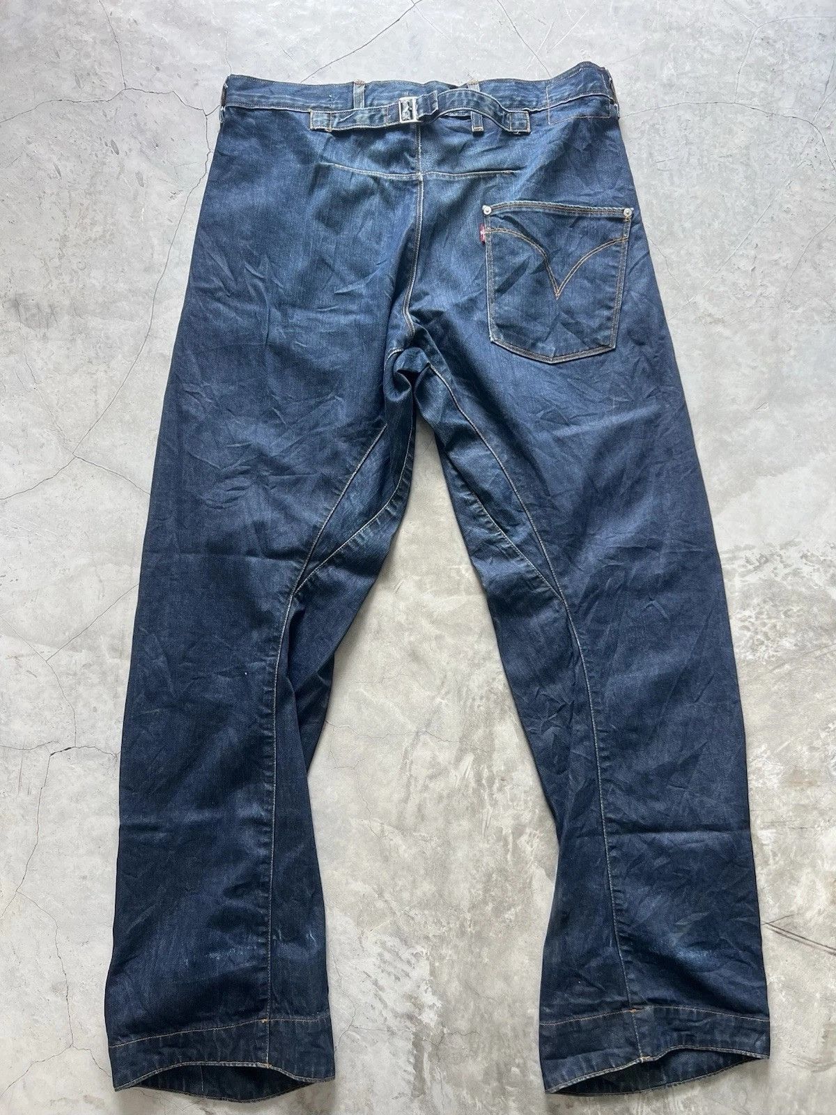 Levi's Levis Engineered Jeans Buckleback Tag W34 Actual 34x34.5 Size US 34 / EU 50 - 4 Thumbnail