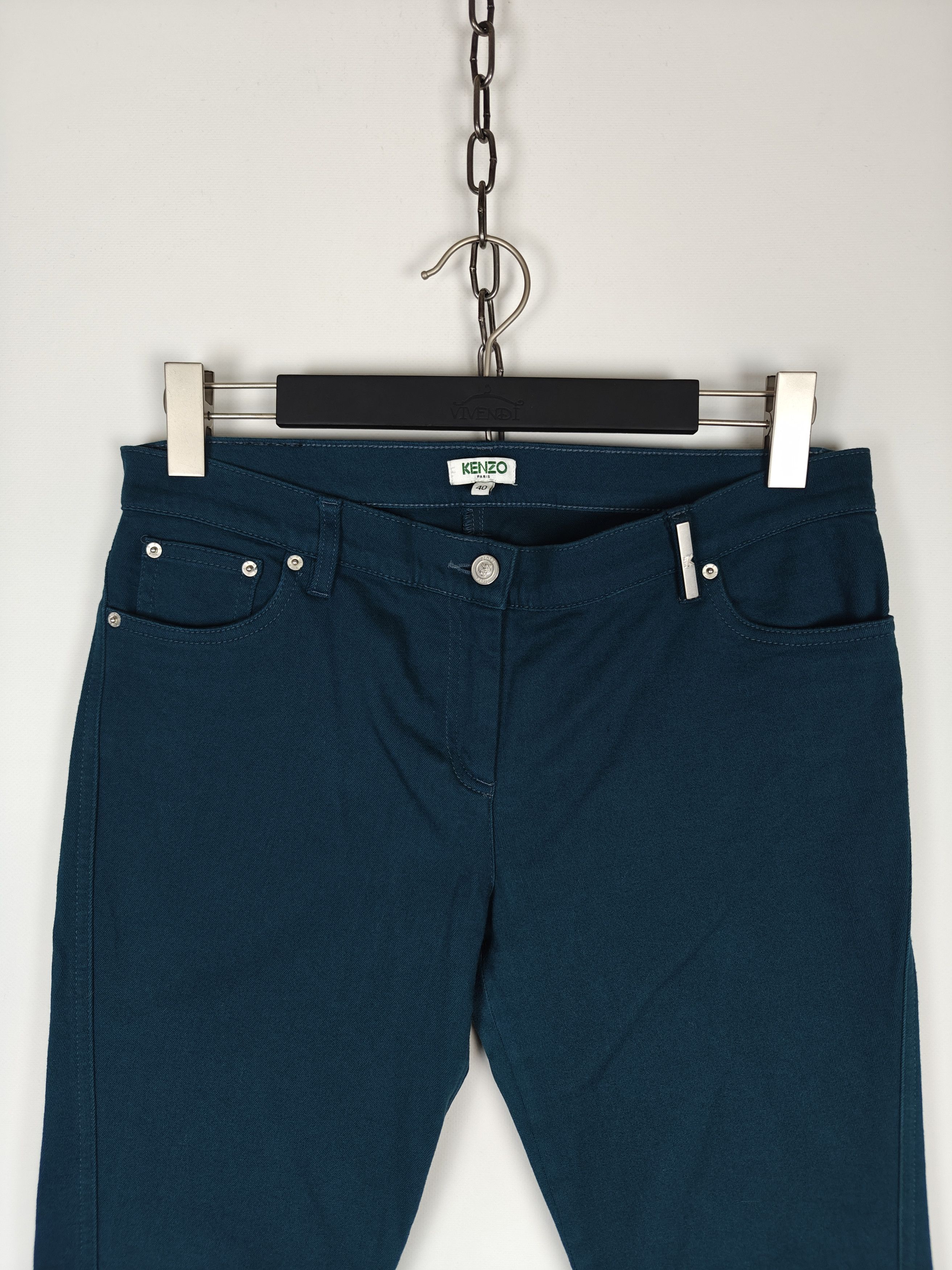 Kenzo Kenzo Paris Jungle Jeans Zip Exit Pants Green sz 40 (32x31) Size 32" / US 10 / IT 46 - 2 Thumbnail