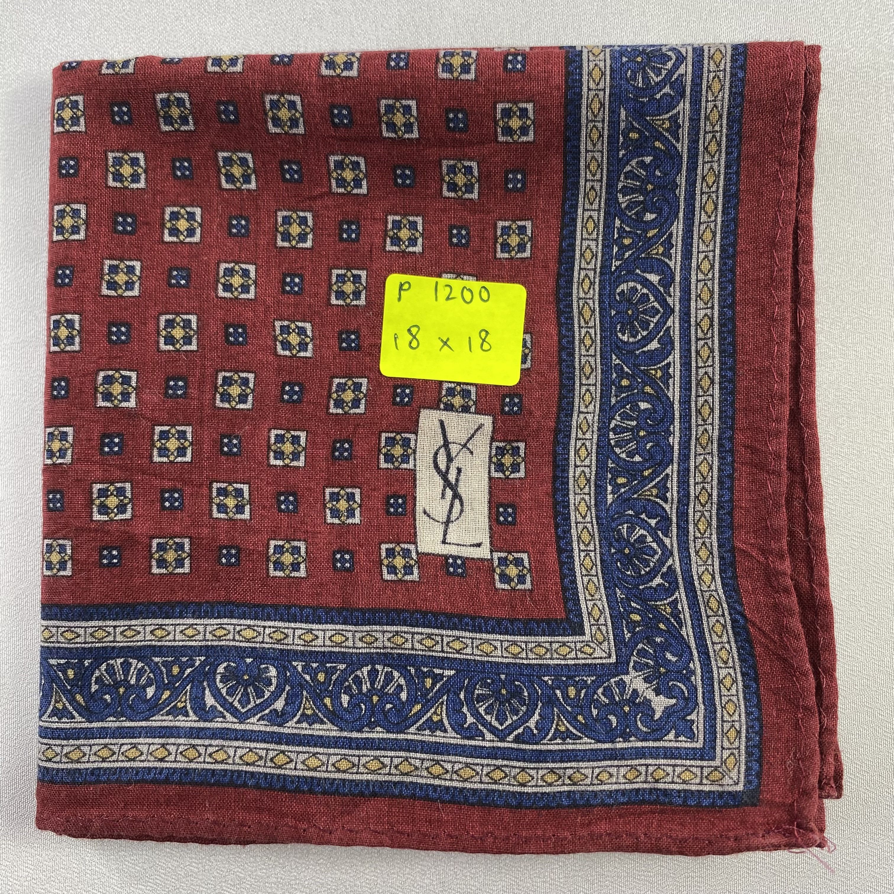 Vintage Yves Saint Laurent Handkerchief / Neckerchief-P1200 Size ONE SIZE - 5 Thumbnail