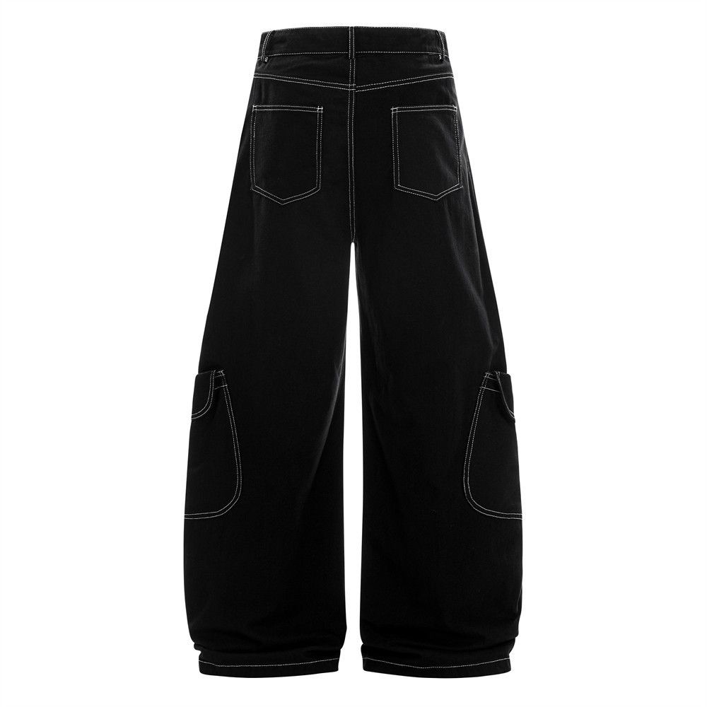 Jean Men's high street loose silhouette machete work trousers Size US 32 / EU 48 - 3 Thumbnail