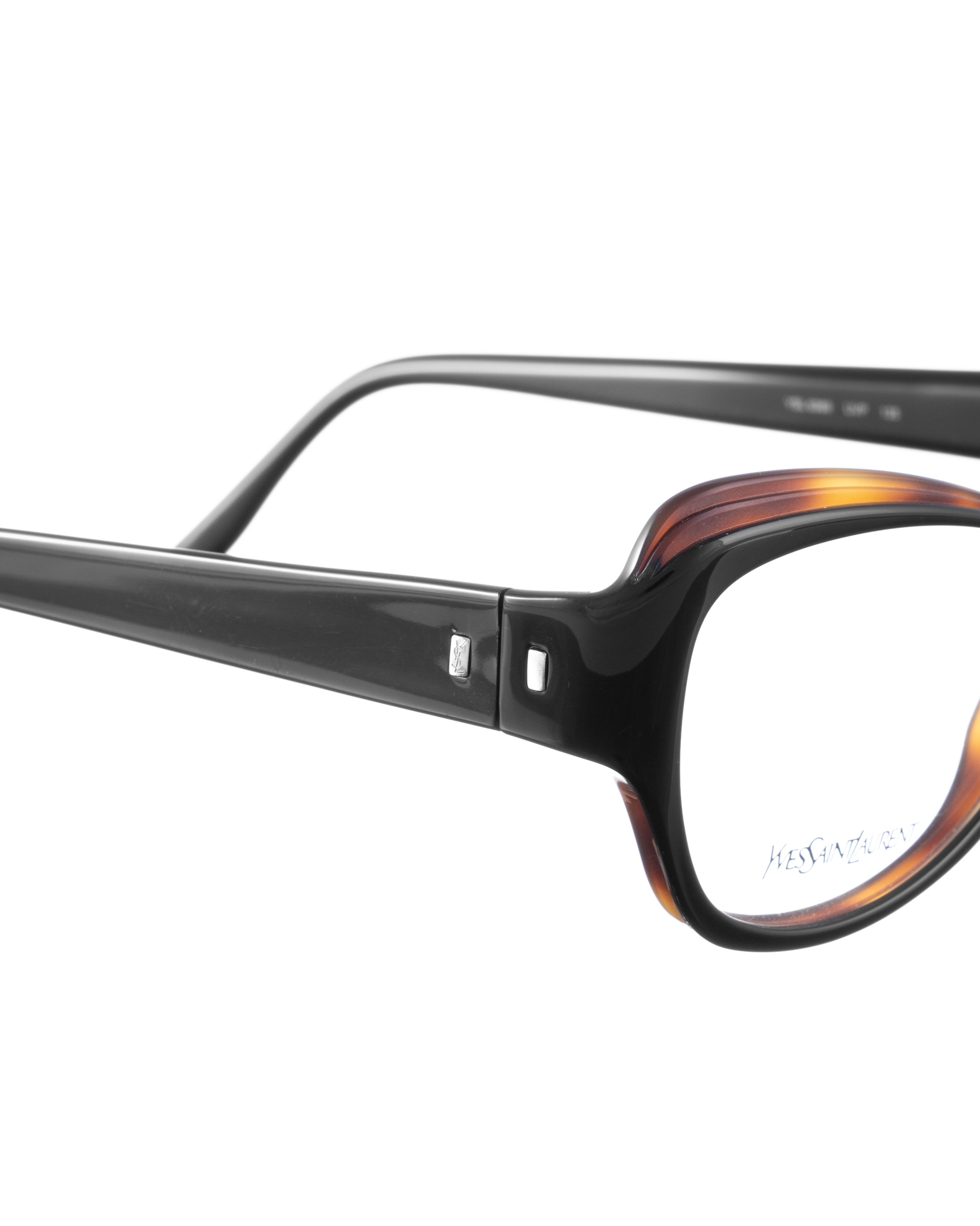 Yves Saint Laurent Yves Saint Laurent 00s Cat Eye Havana Glasses Size ONE SIZE - 3 Thumbnail
