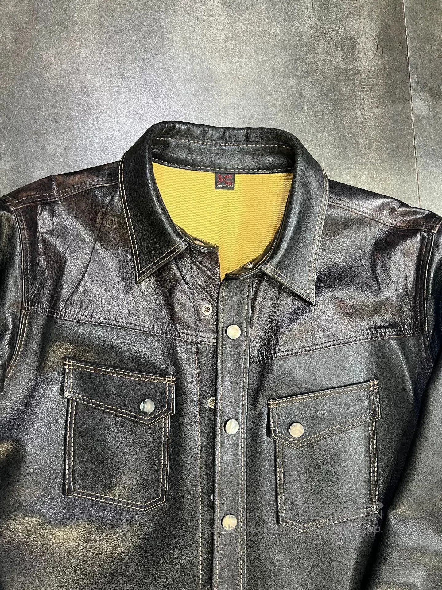 The Flat Head Flat Head Horse Leather Shirt. Size US M / EU 48-50 / 2 - 2 Thumbnail