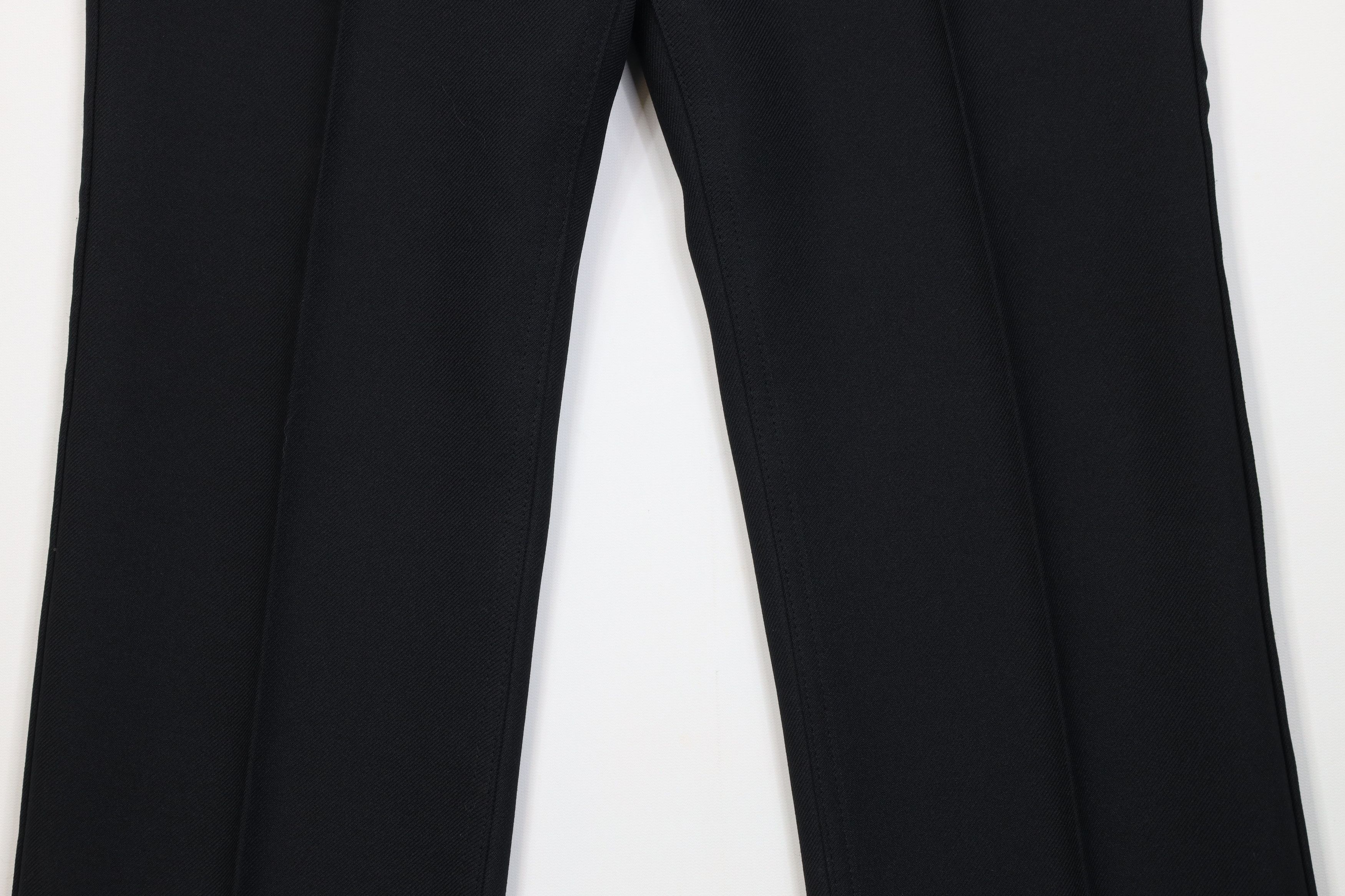 Levi's Vintage 80s Levis Flared Wide Leg Chino Pants Black USA Size US 36 / EU 52 - 3 Thumbnail