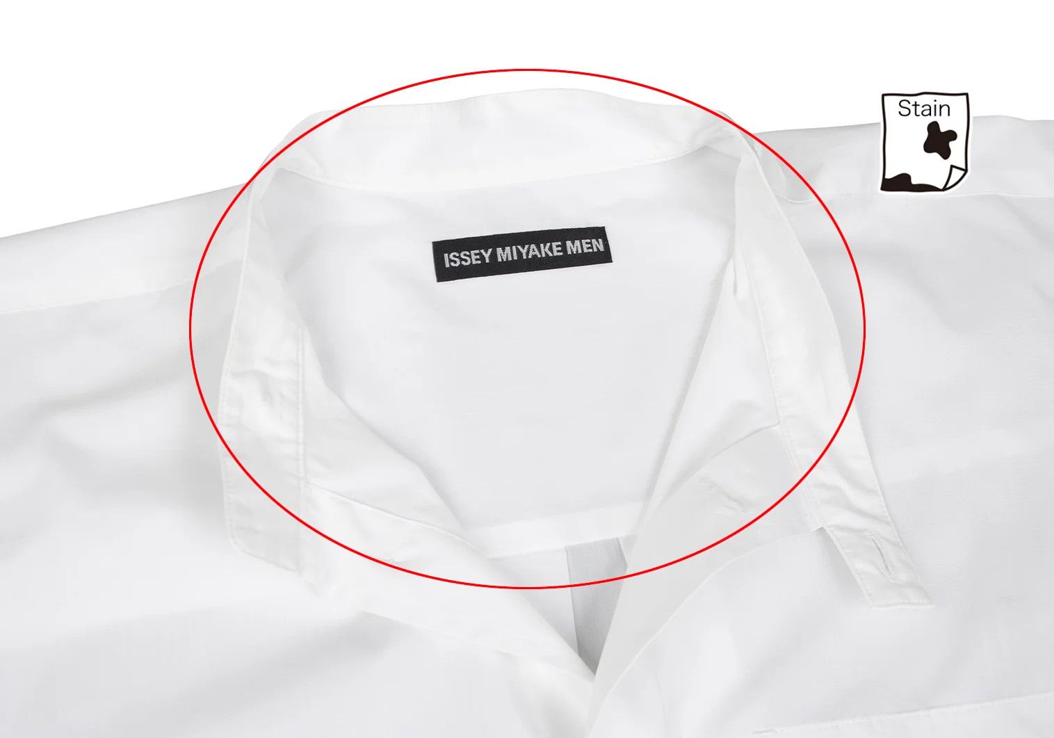 Issey Miyake Oversized Mao Collar Shirt in White Size US S / EU 44-46 / 1 - 5 Thumbnail