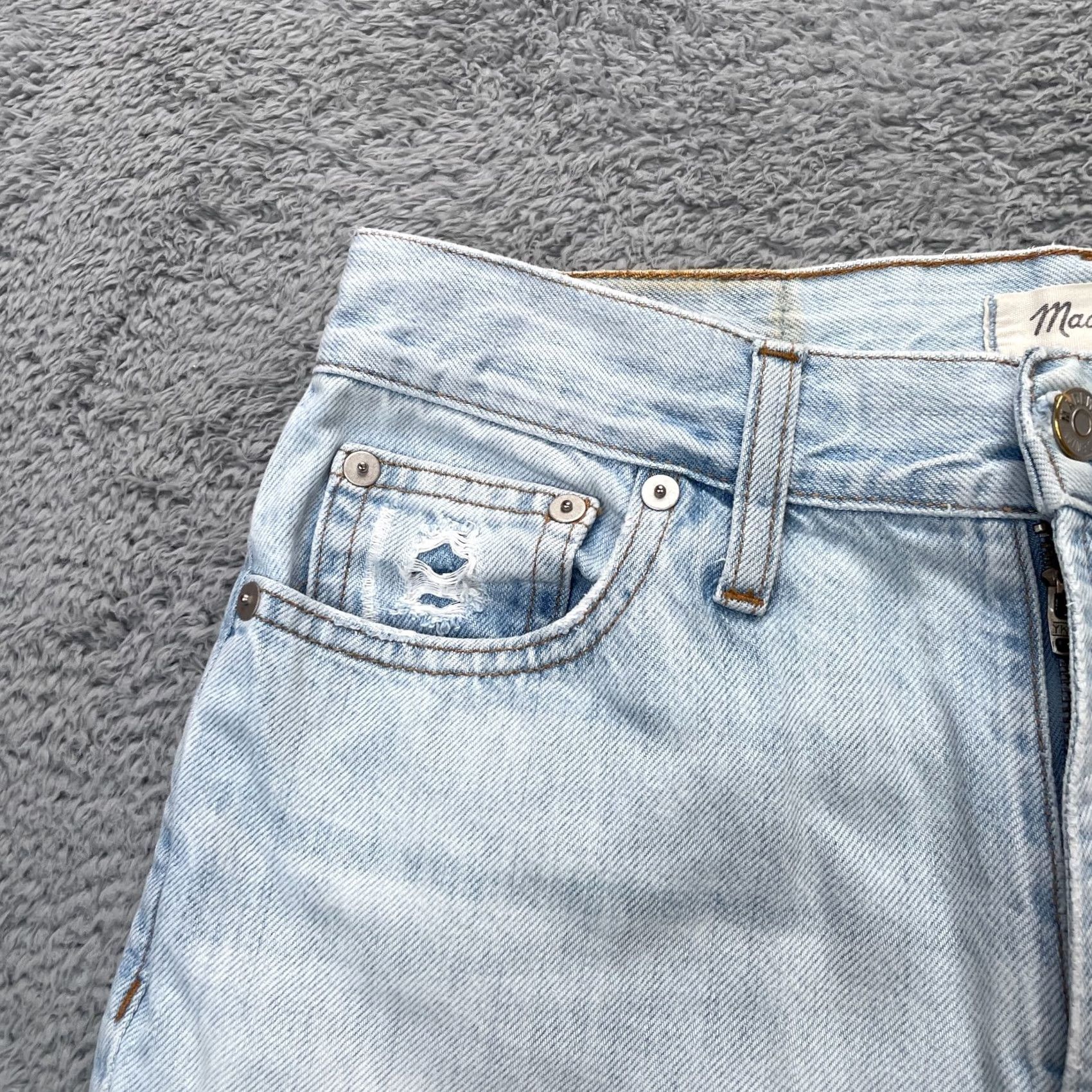 Madewell Madewell Jeans Womens 27 Blue The Perfect Summer Denim Cotton Light Wash City Preppy 5-Pocket Mens Womens Size 27" / US 4 / IT 40 - 7 Thumbnail