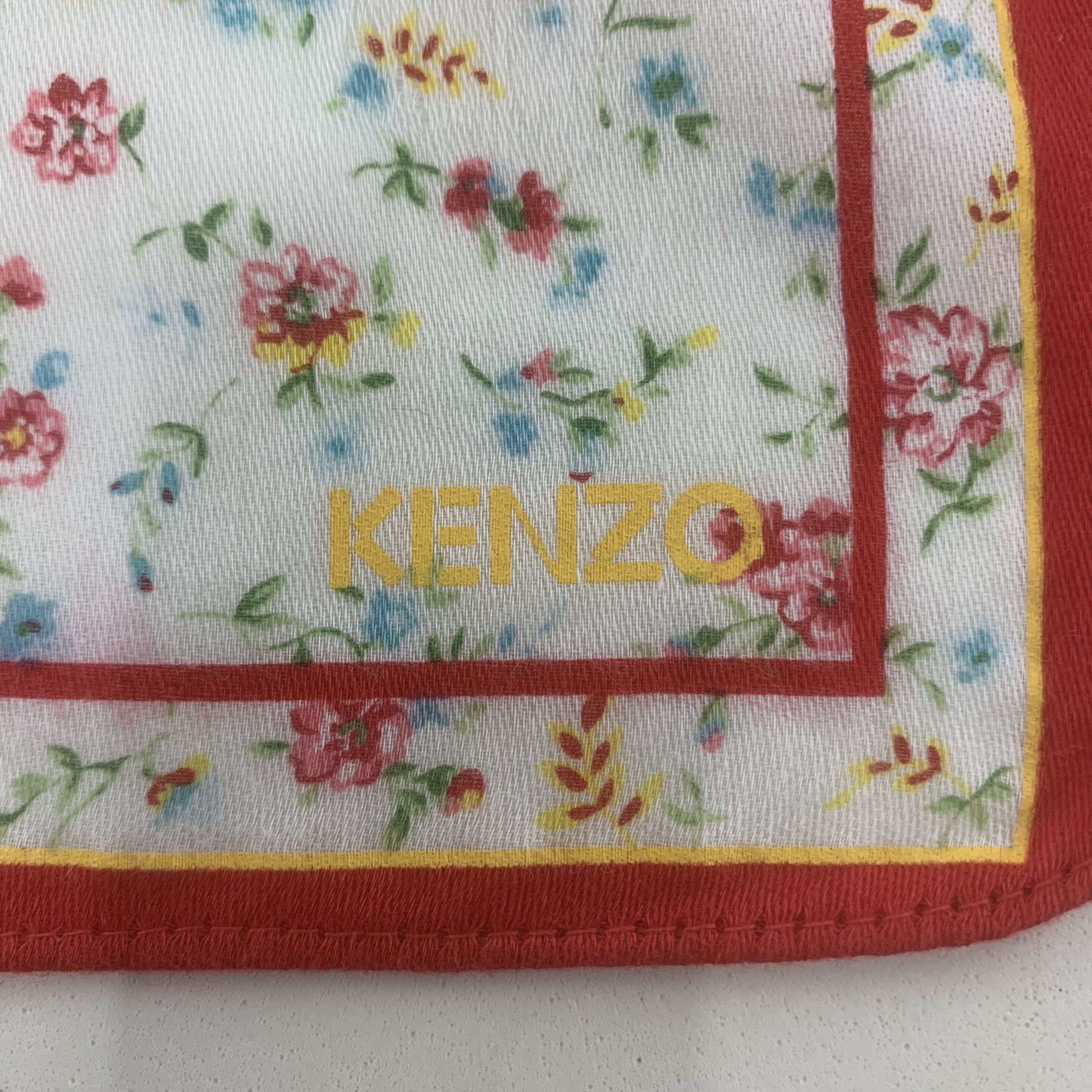 Kenzo Kenzo Handkerchief Bandana Neckerchief TB3421 Size ONE SIZE - 4 Thumbnail