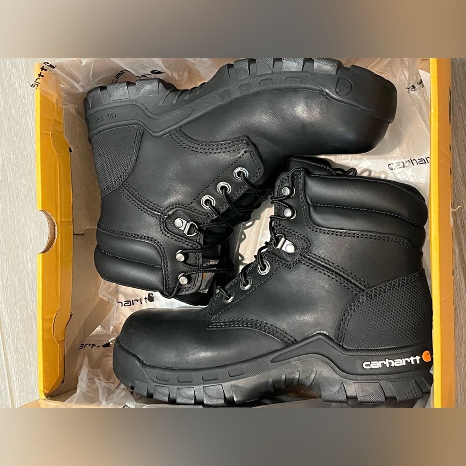 Carhartt Carhartt Women 8 Rugged Flex 6" Comp Toe Work Boot Black Size US 8 / EU 41 - 9 Thumbnail