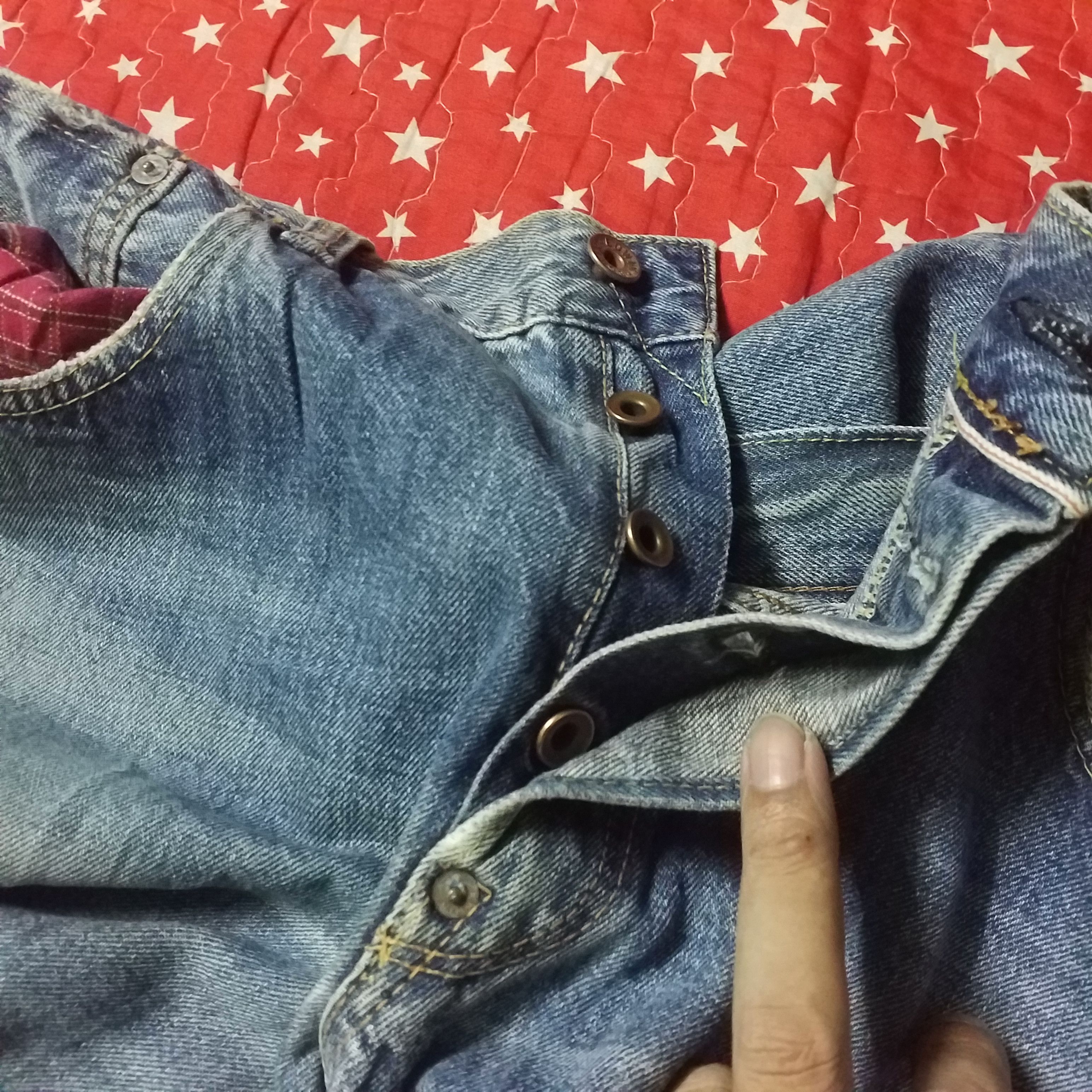 Edwin EDWIN HALF SELVEDGE BIG E DESIGN Size US 34 / EU 50 - 8 Thumbnail