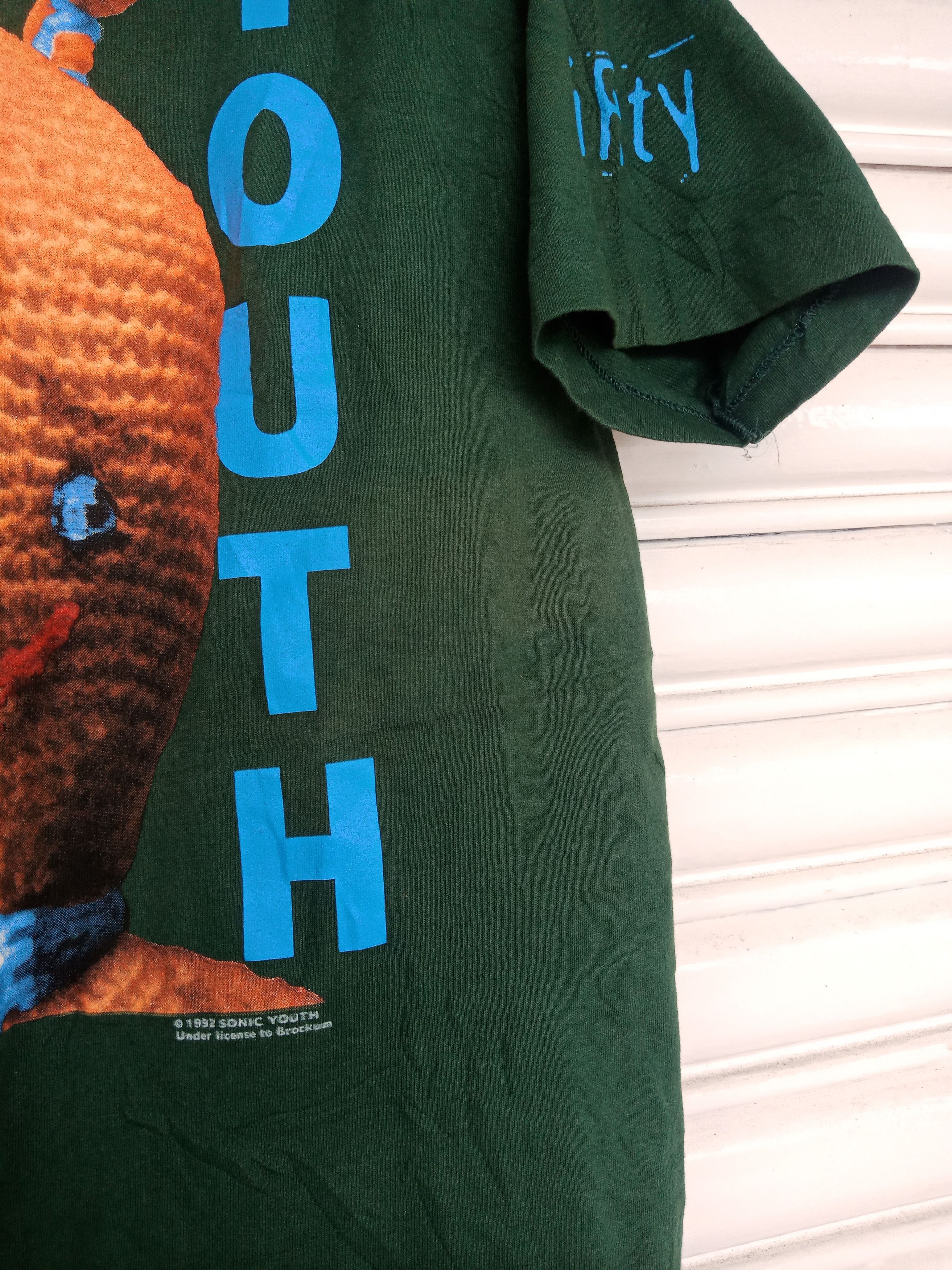 Band Tees 1992 Sonic Youth Dirty Album Cover Vinyl Size US M / EU 48-50 / 2 - 7 Thumbnail