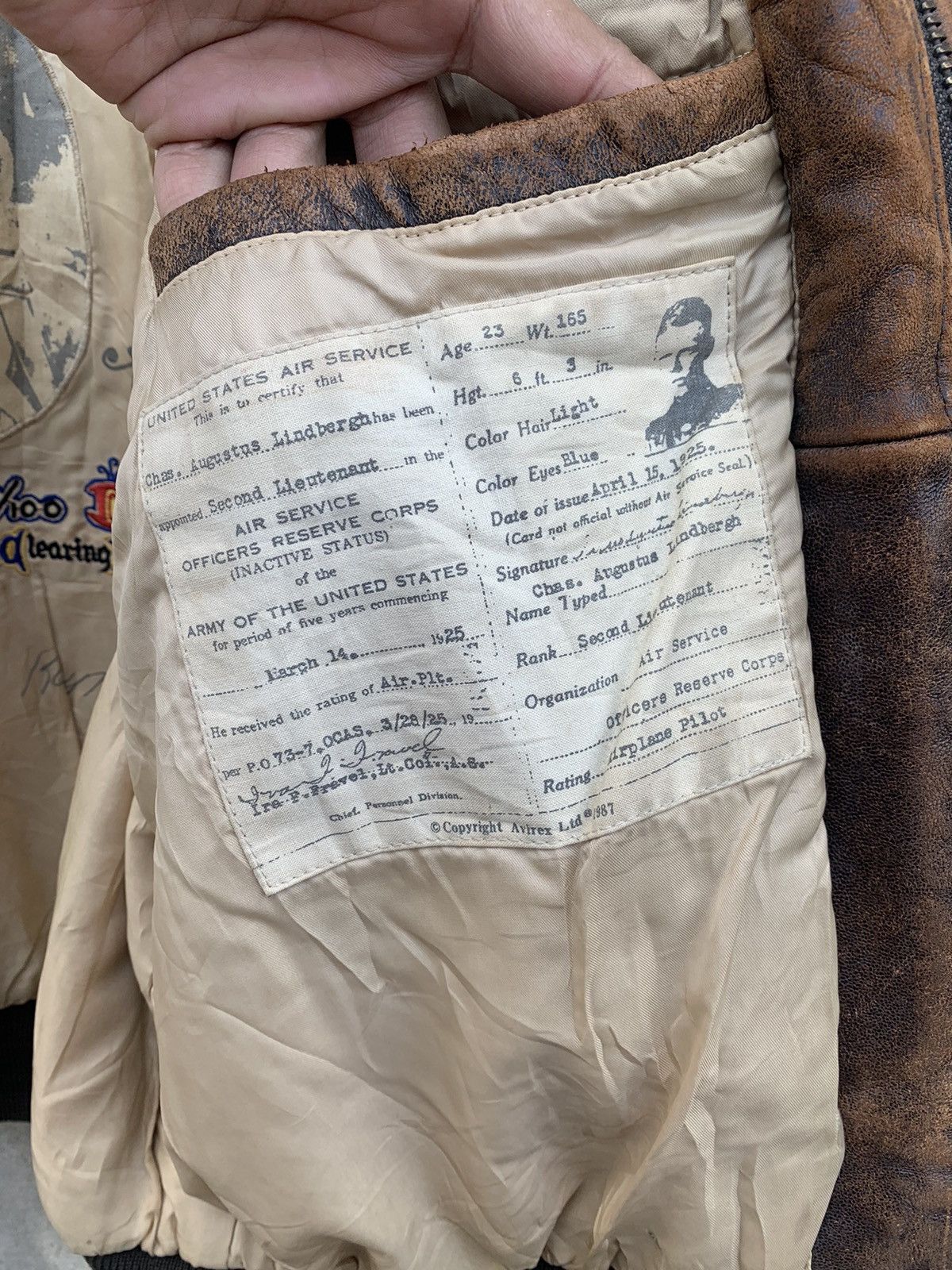 Avirex Avirex distressed thrashed leather flight jacket Size US L / EU 52-54 / 3 - 18 Thumbnail