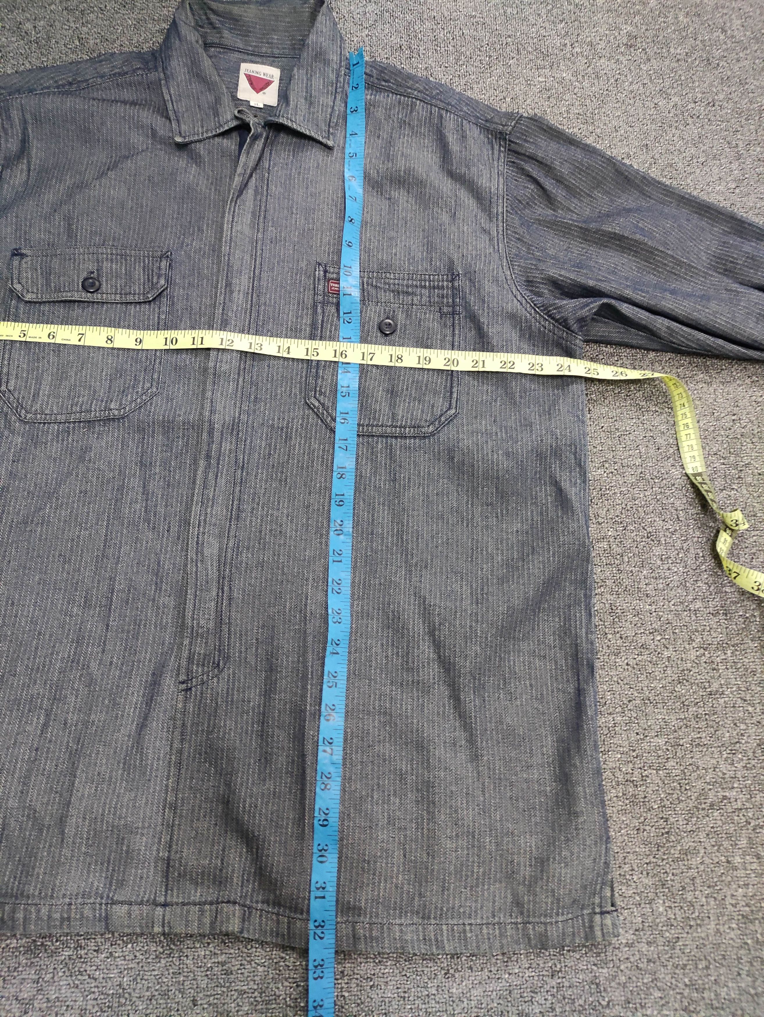 Japanese Brand Vintage Jeaning Wear There Piggeon Shirt Jacket Size US L / EU 52-54 / 3 - 10 Thumbnail