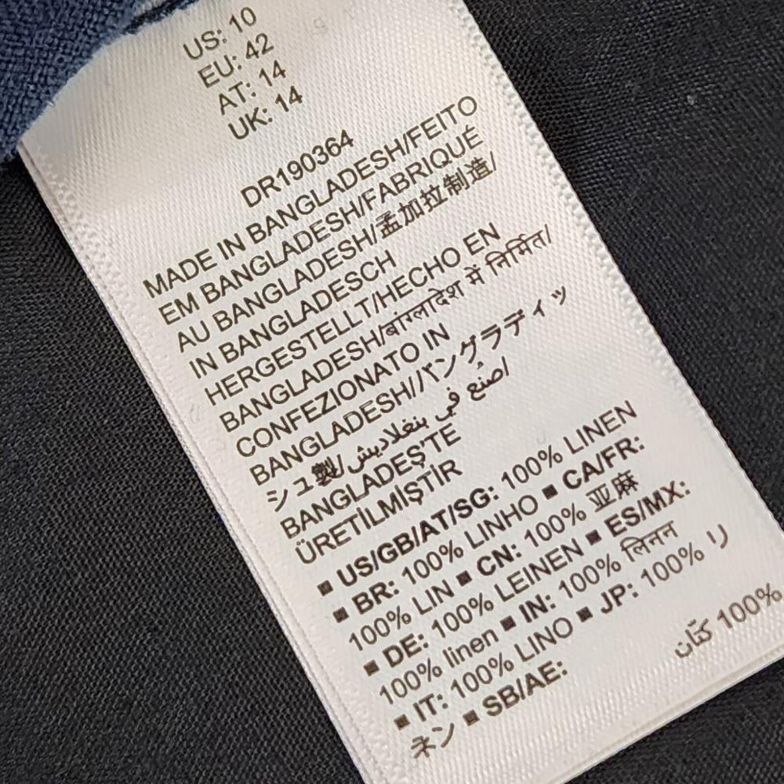 Other Daily Ritual Navy Blue Size 10 Wide Leg Pants Size 32" / US 10 / IT 46 - 4 Thumbnail