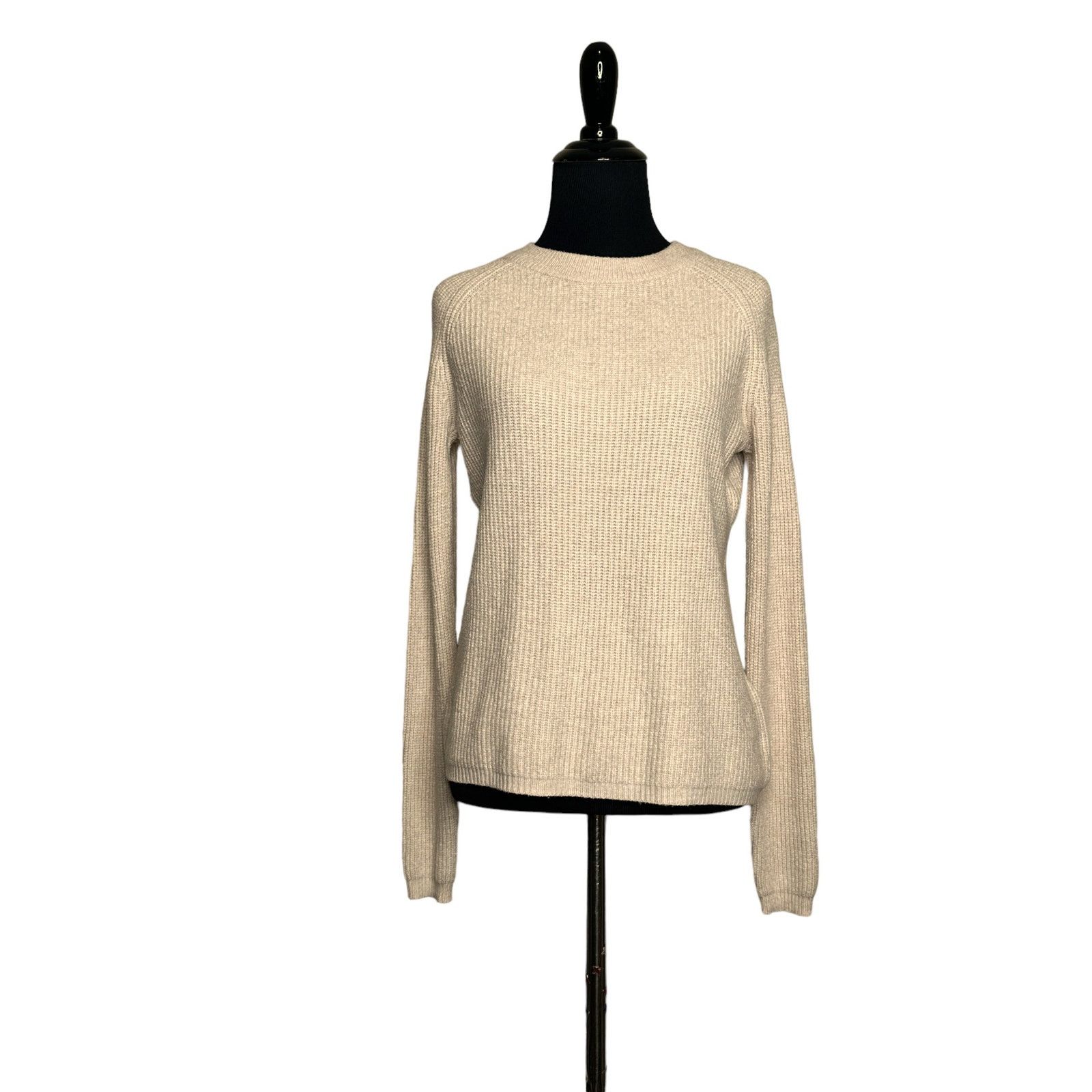 Elie Tahari Tahari beige cream crew neck long sleeves sweater size XS Size XS / US 0-2 / IT 36-38 - 1 Thumbnail