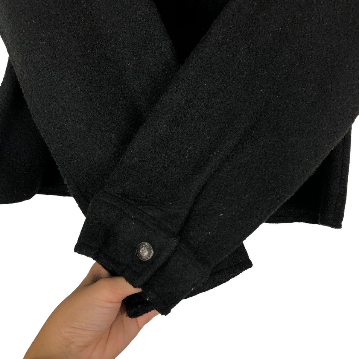 Japanese Brand 🔥90’s Vintage Cropped Wool Jacket Roots Active Biker Size US M / EU 48-50 / 2 - 12 Thumbnail