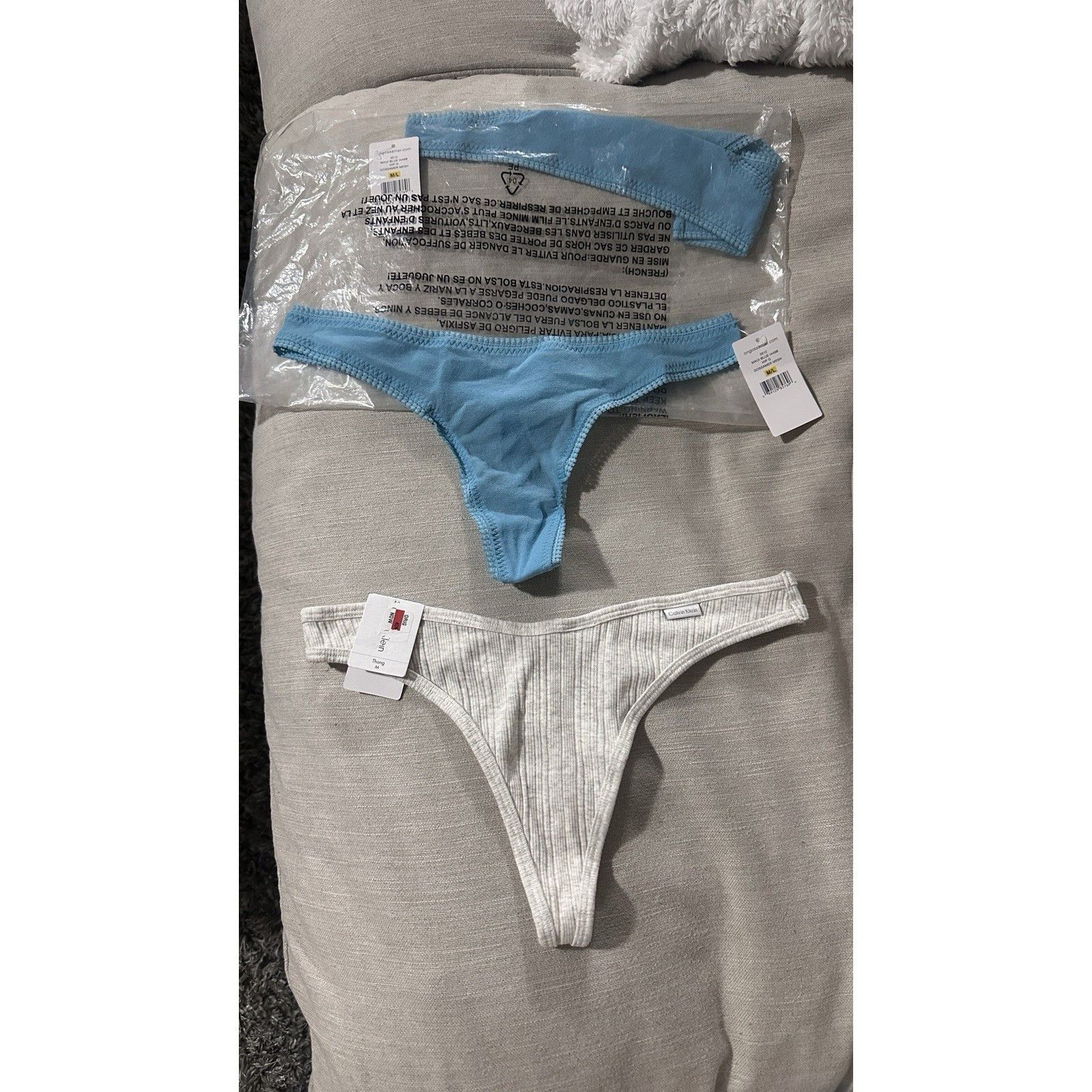 Calvin Klein Calvin Klein And On Gossamer Thong Set Of 3. Size ONE SIZE - 1 Thumbnail