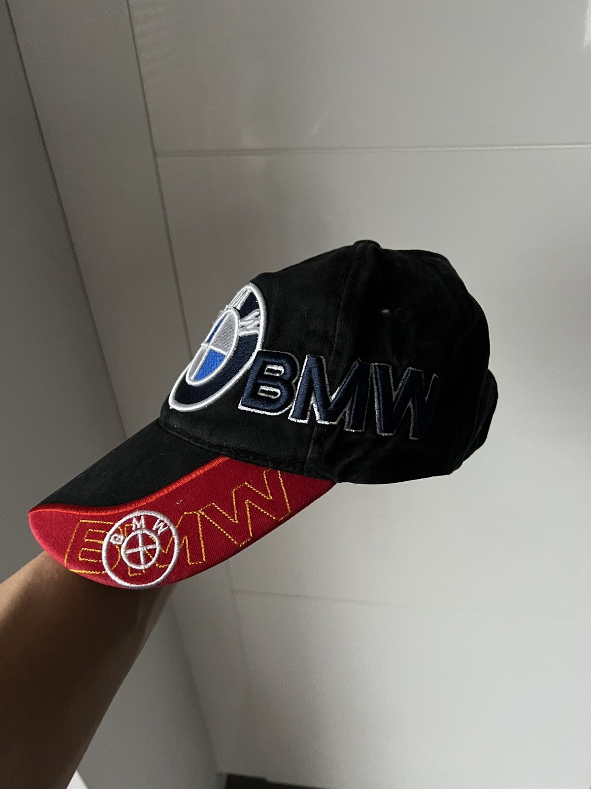 BMW Vintage BMW Embroidered Logo Vintage Racing Formula Cap Size ONE SIZE - 1 Thumbnail